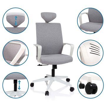hjh OFFICE Drehstuhl Home Office Bürostuhl MINO Stoff mit Armlehnen (1 St), Schreibtischstuhl ergonomisch