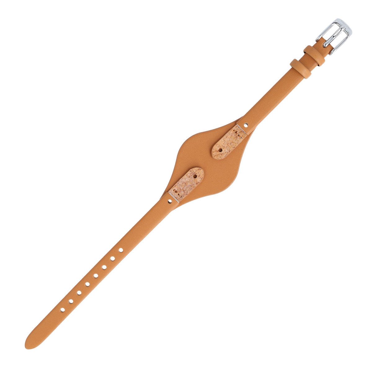 Fossil Uhrenarmband 8mm Leder Braun ES-3565 LB-ES3565