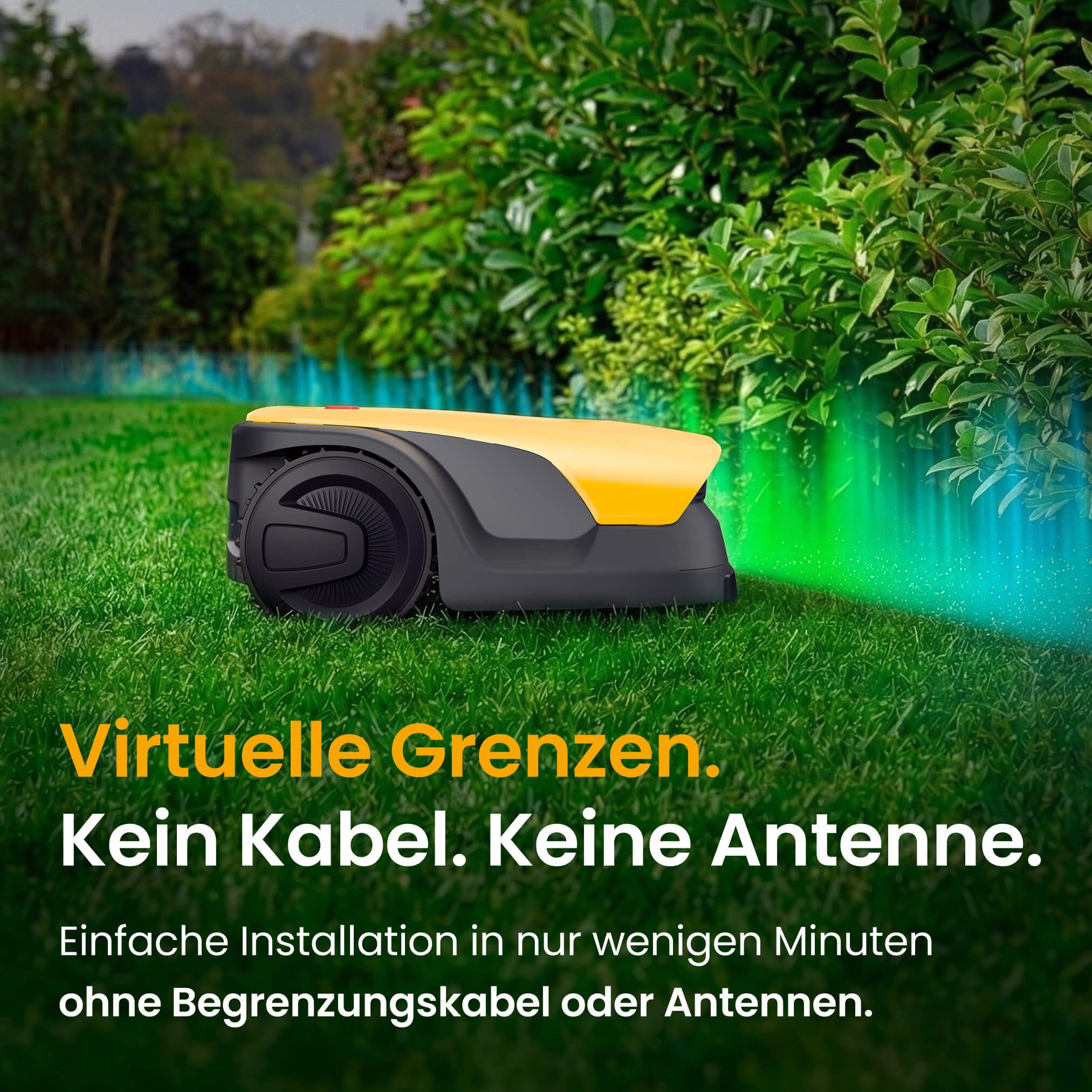 STIGA GARDEN Rasenmähroboter A 10v, bis 1000 m² Rasenfläche, (Set), App-Steuerung, Mehrzonen-Management, RTK+KI-Kamera+VISTA-Technologie