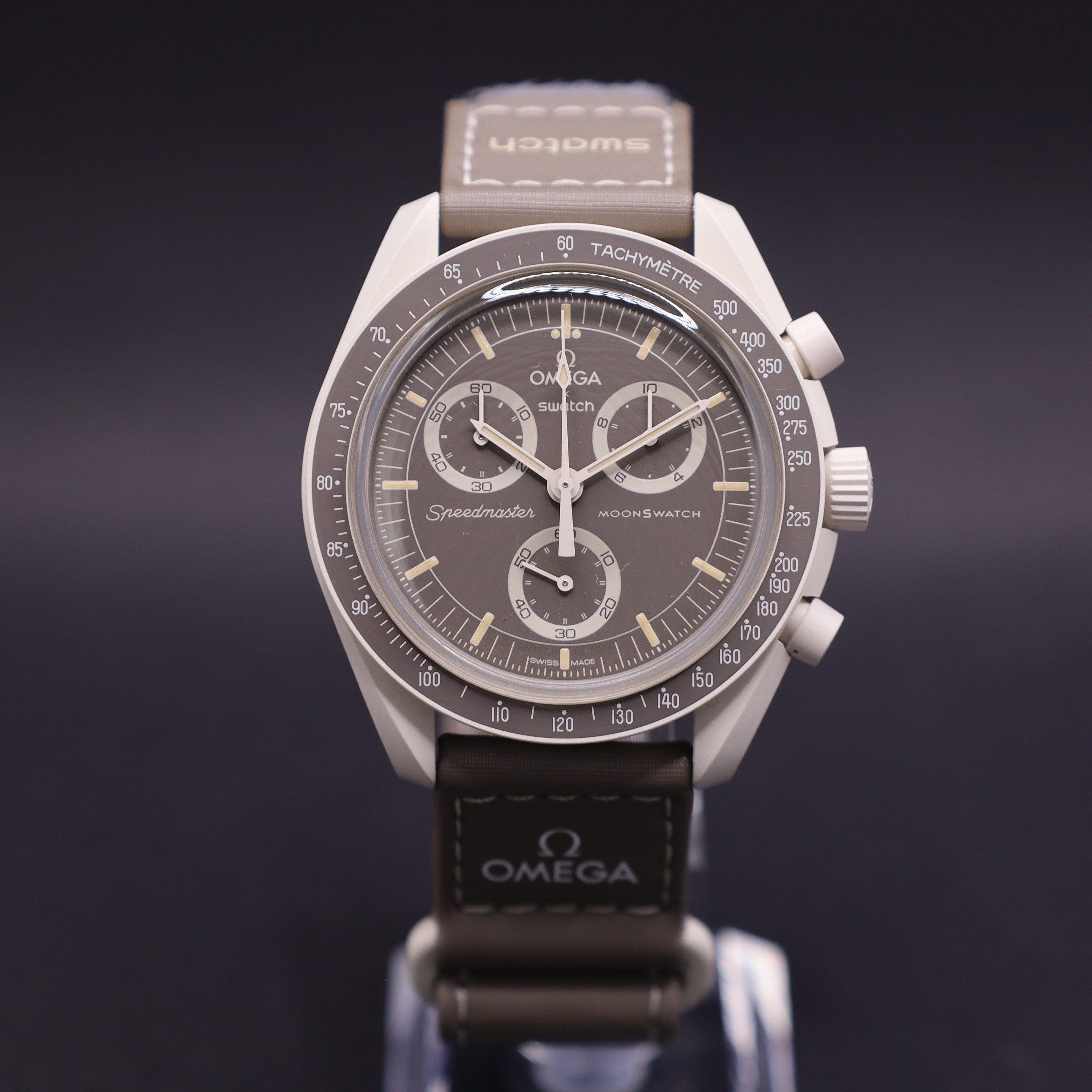 Swatch Chronograph Swatch Omega Bioceramic Moonswatch Mission on Earth - Desert