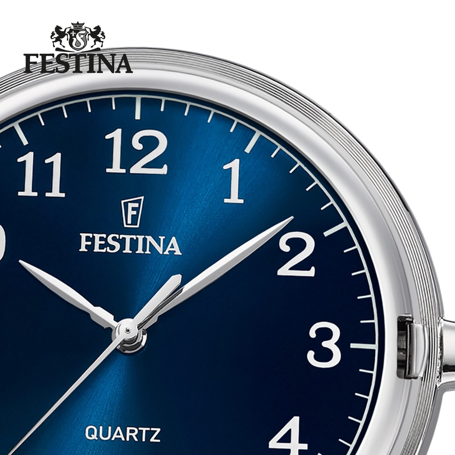 Festina Taschenuhr Festina Herrenuhr Edelstahl silber, günstig online kaufen