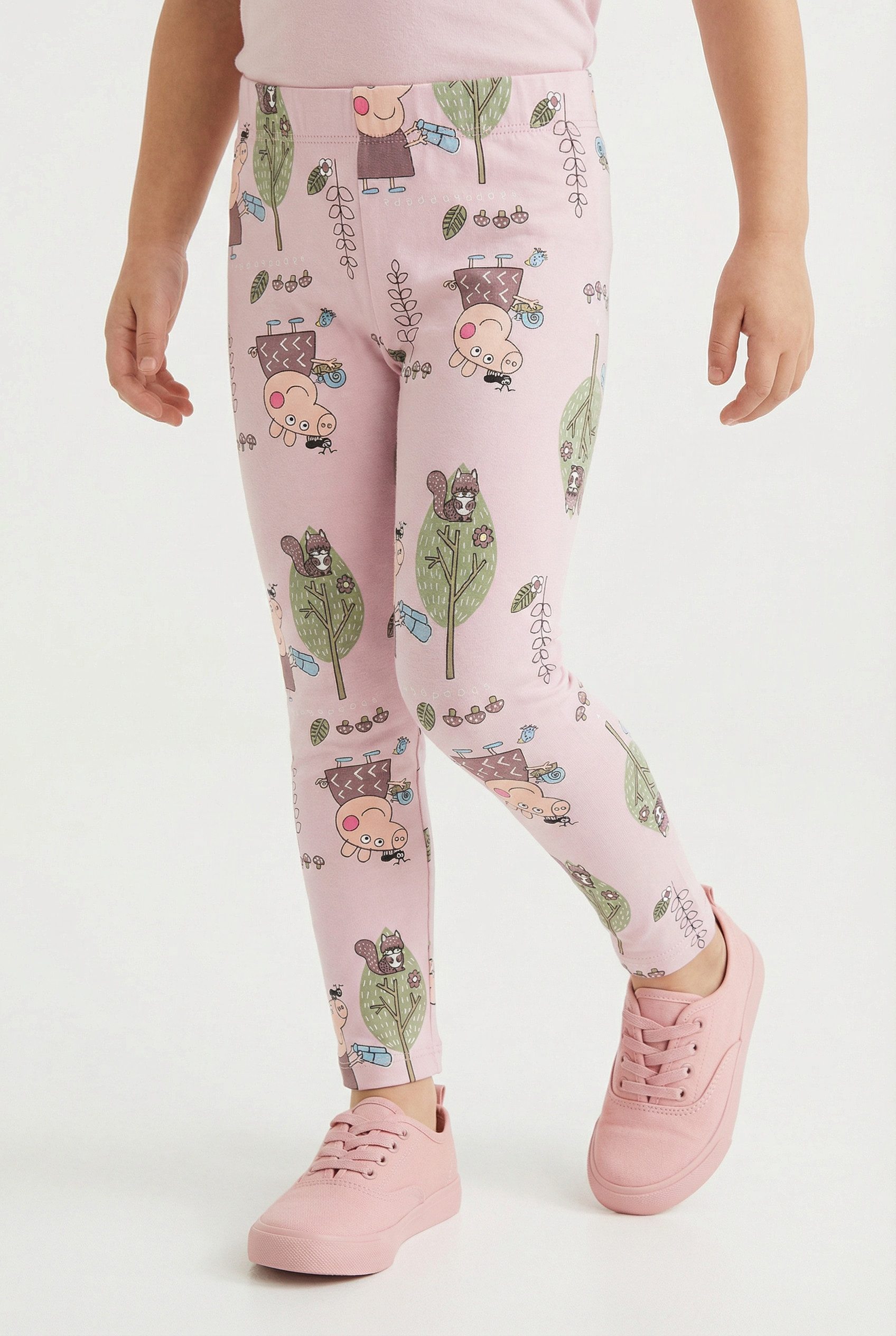 Name It Leggings NMFDYKA – Leggings mit elastischem Bund und normaler Passform unifarben, casual, regular fit, Jersey