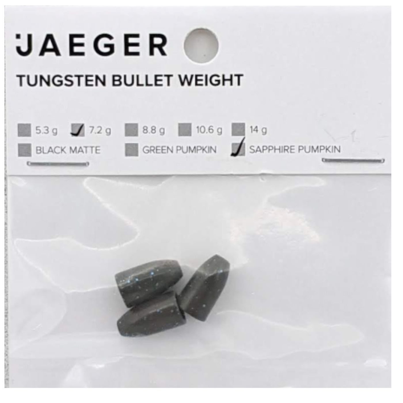 Jaeger Patronenblei Jaeger Fishing Sapphire Pumpkin Tungsten Bullet Weight - Gewichte