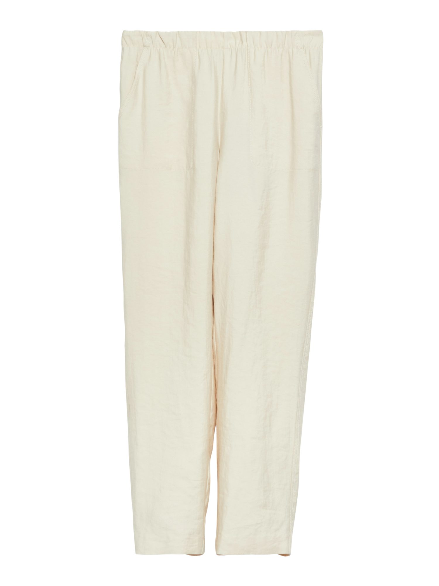 comma 7/8-Hose natur,Casual,Viskose,Unifarben,Straight Leg,Mittel