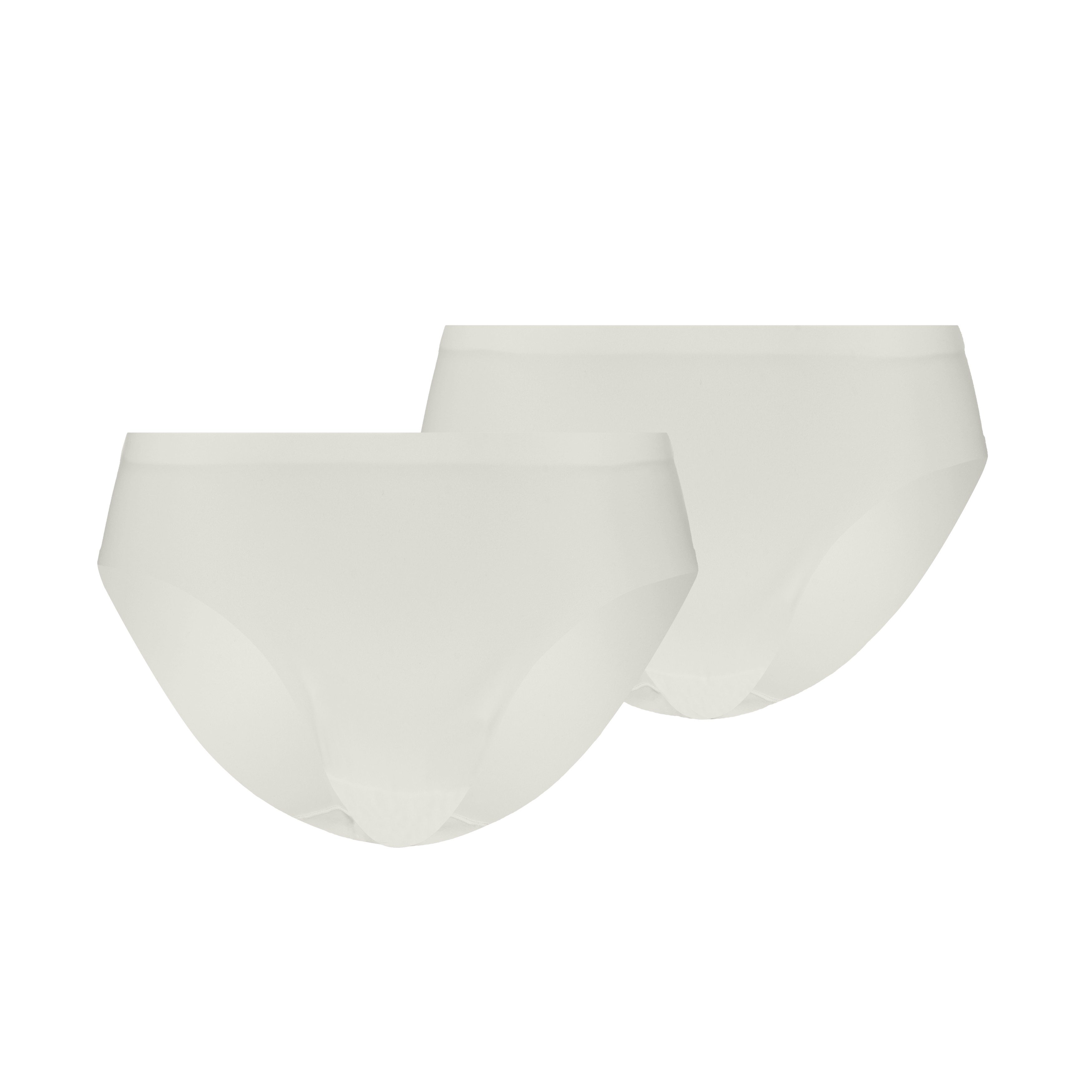 PUMA Slip PUMA WOMEN MICROFIBER BRIEFS 2P (2er Pack) im Mid-Rise Design, mit elastischem Bund