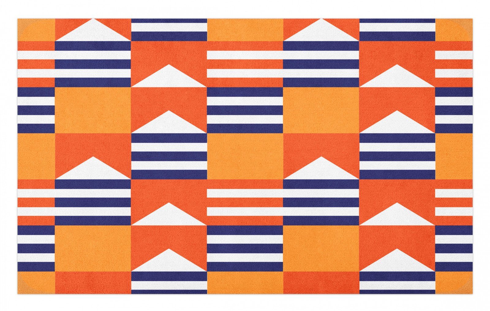 Outdoorteppich »Dekorative Polyester Bodenmatte mit rutschfesten Träger