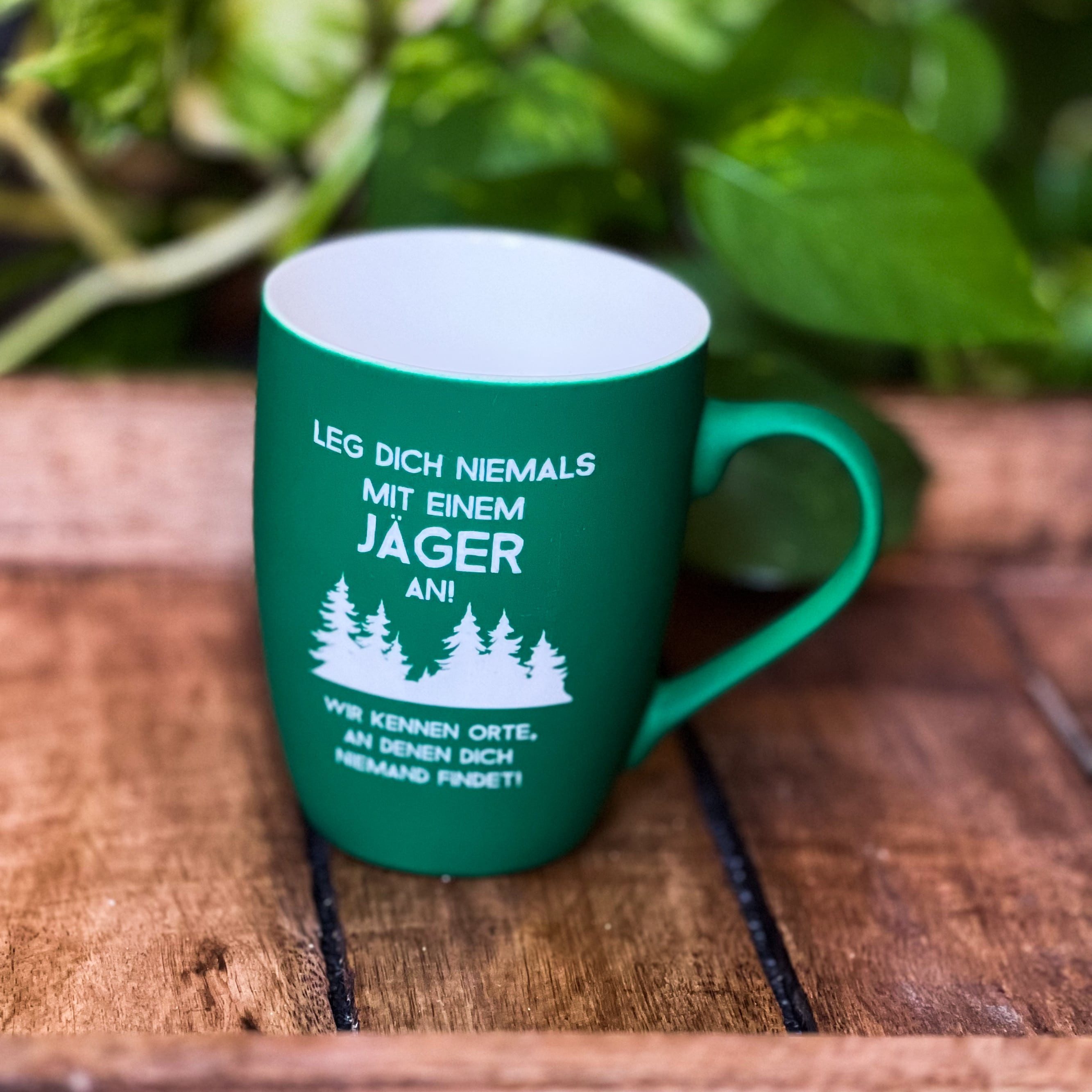 Spruchreif® Tasse SOFT-TOUCH-Tasse mit Spruch, Männergeschenke, Geschenke Jäger, Jagd