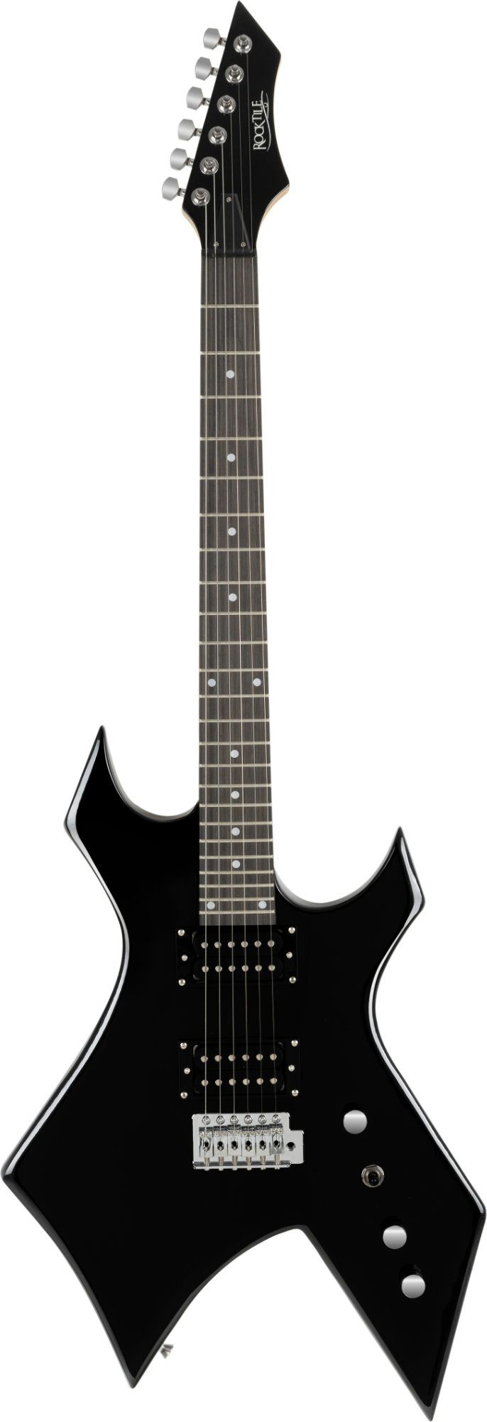 Rocktile E-Gitarre Warhead E-Gitarre AK20G Combo-Verstärker Set, Heavy-Style, 2 Humbucker Tonabnehmer