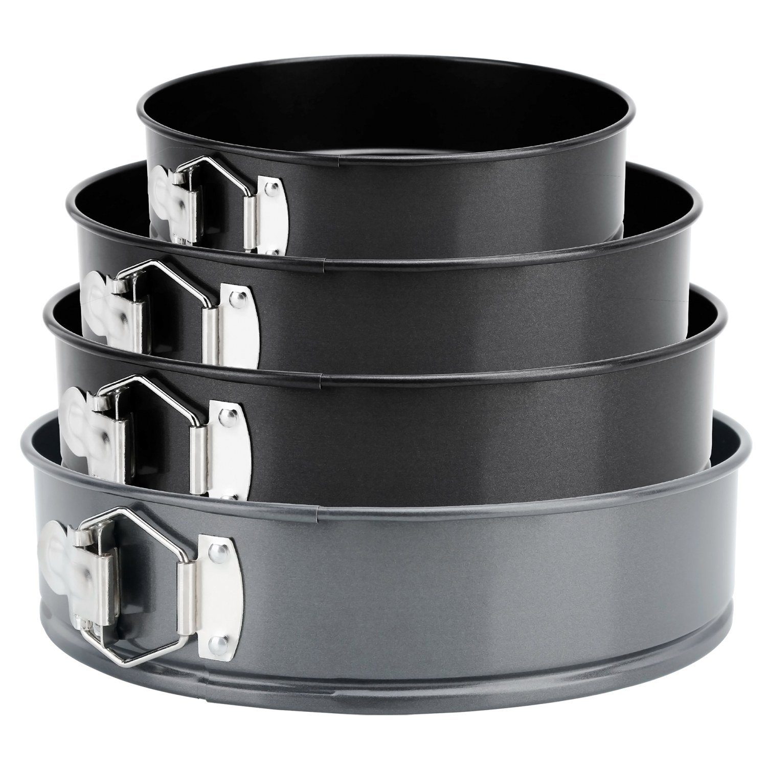 Intirilife Springform, (4tlg), 4teilige SpringformenSet in