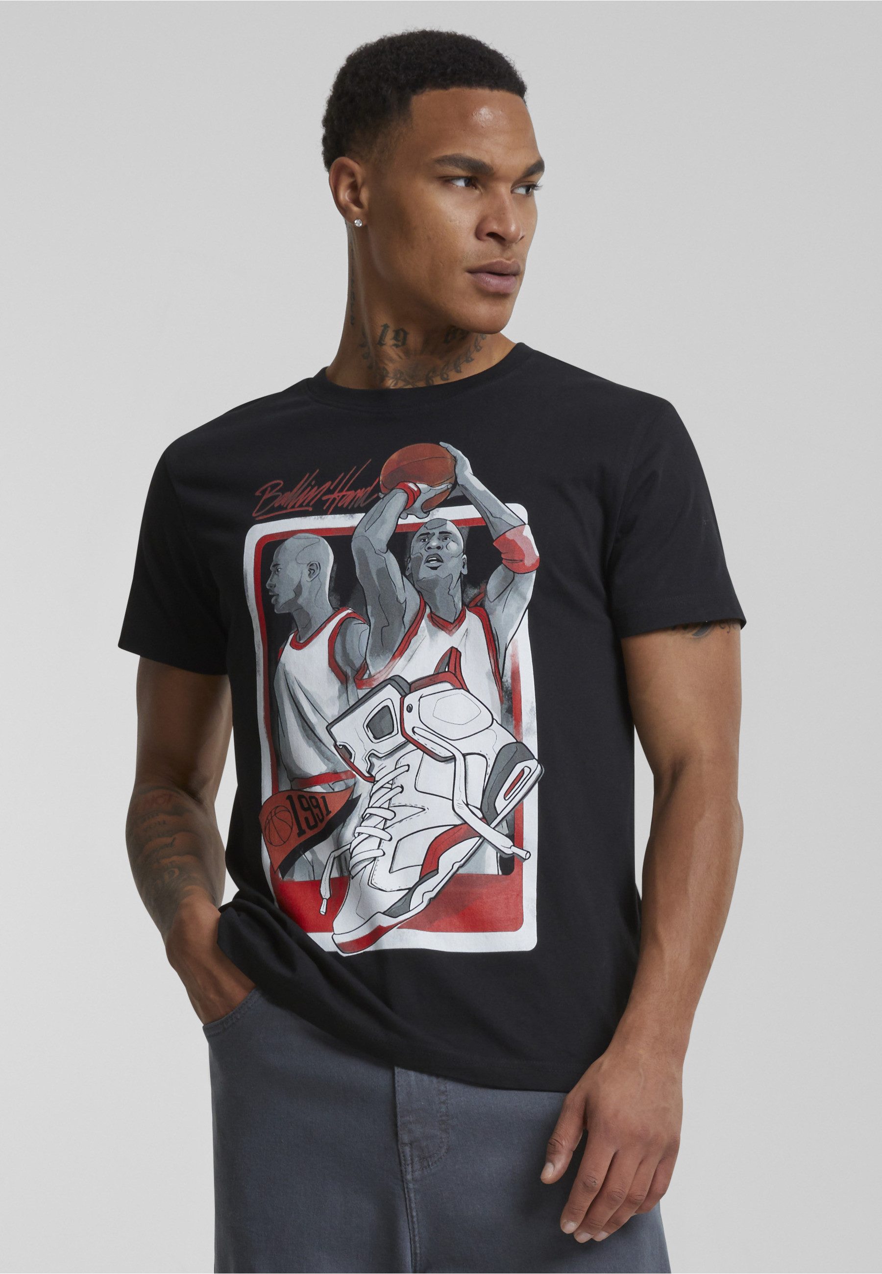 MisterTee Kurzarmshirt MisterTee Herren Ballin Hard 1991 Tee (1-tlg)