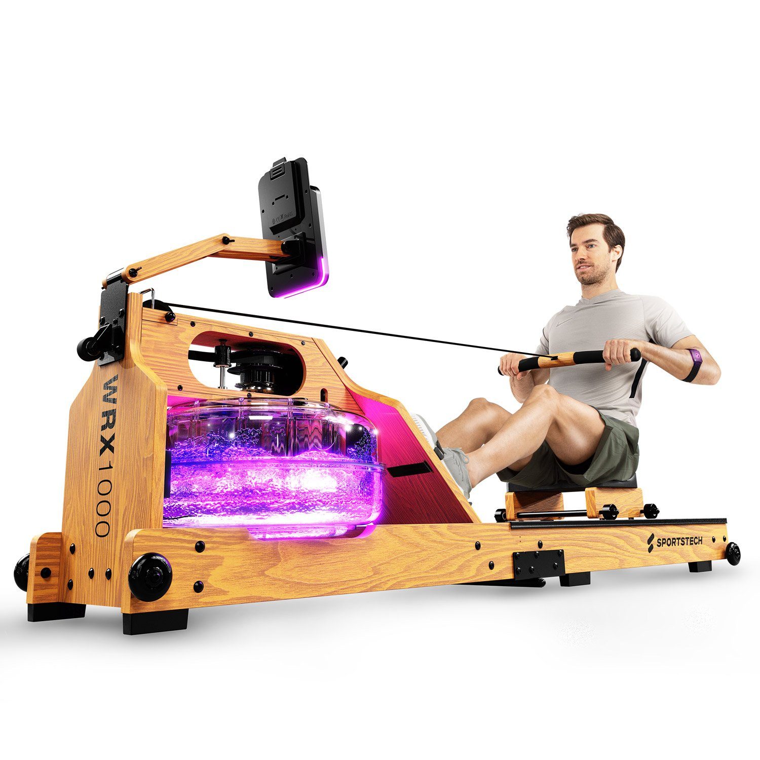 Sportstech Rudergerät »WRX1000«, Neuheit 2022! Premium Wasser