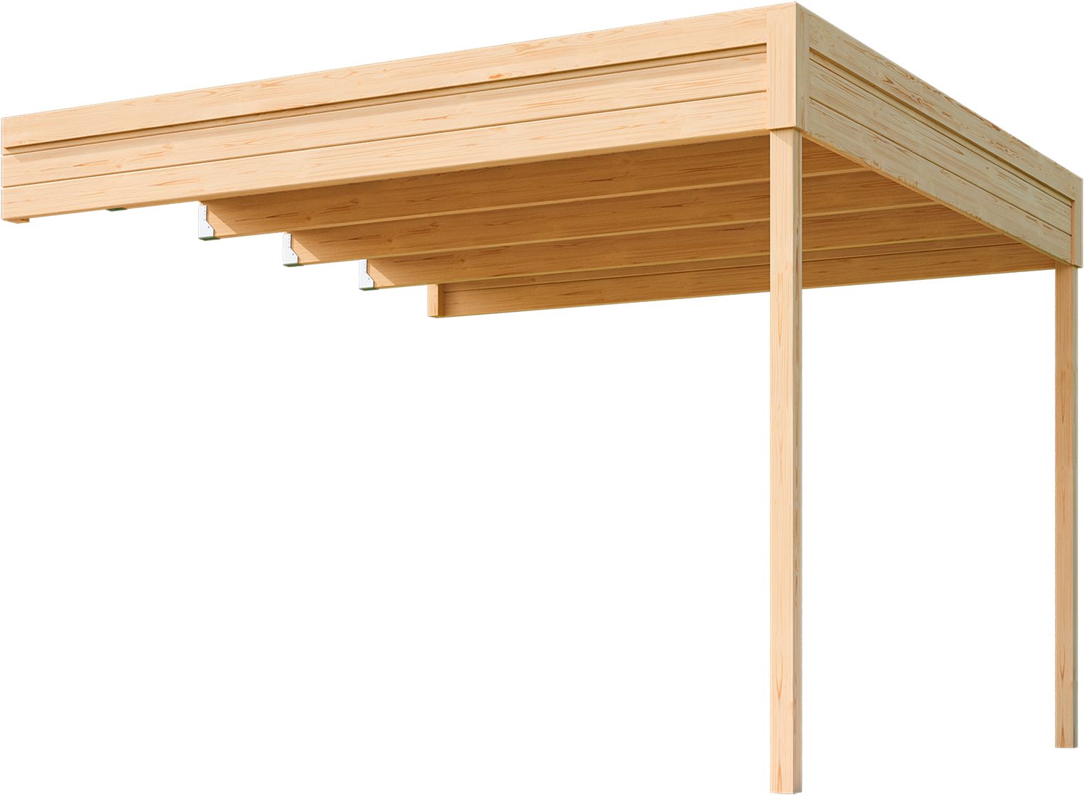 weka Gartenhaus-Anbaudach für die Gartenhäuser der Serie "Batu", BxT: 300x304,6 cm, in verschiedenen Farben