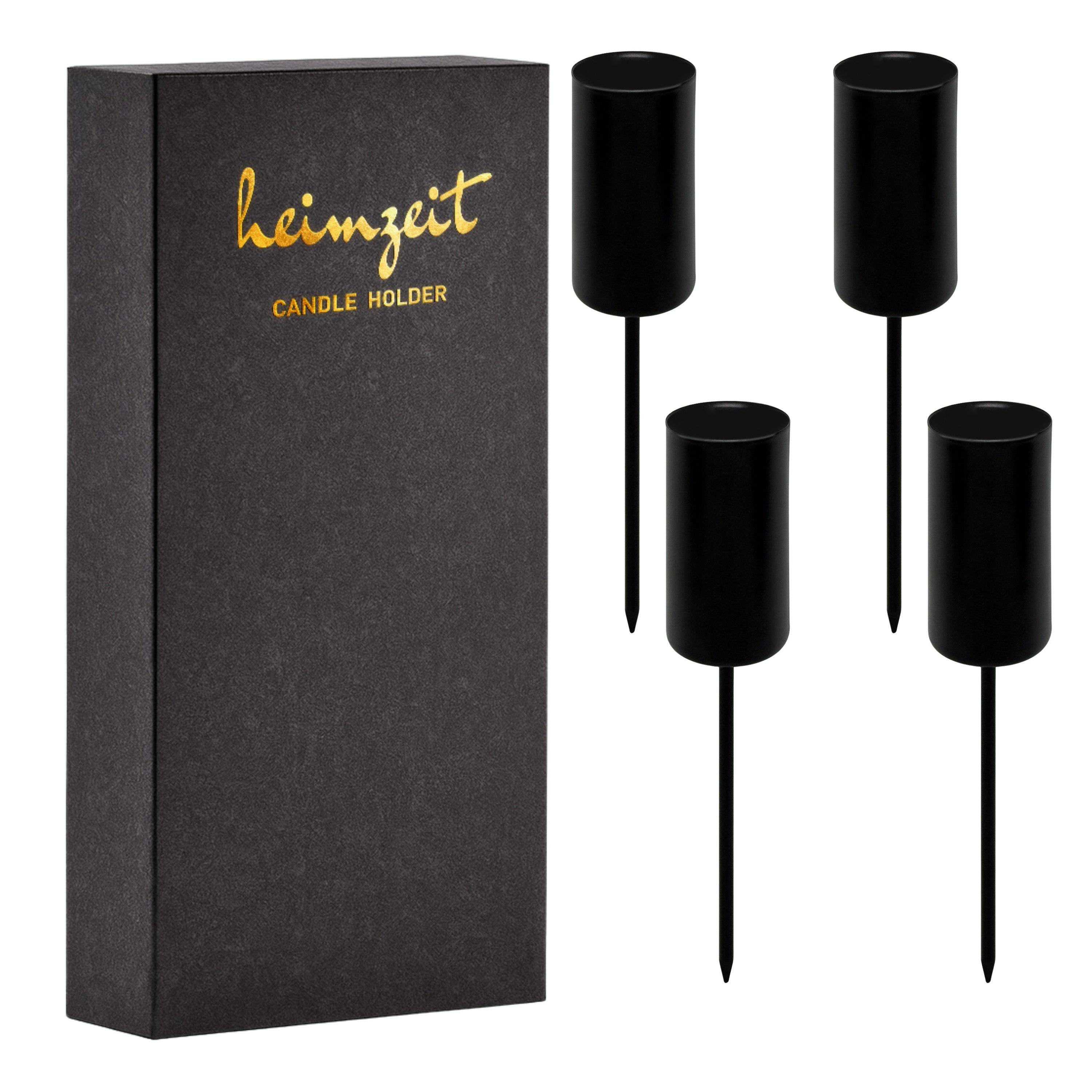 heimzeit Tischkerzenhalter Kerzenhalter f. Stabkerzen Ø22 mm zum Stecken günstig online kaufen