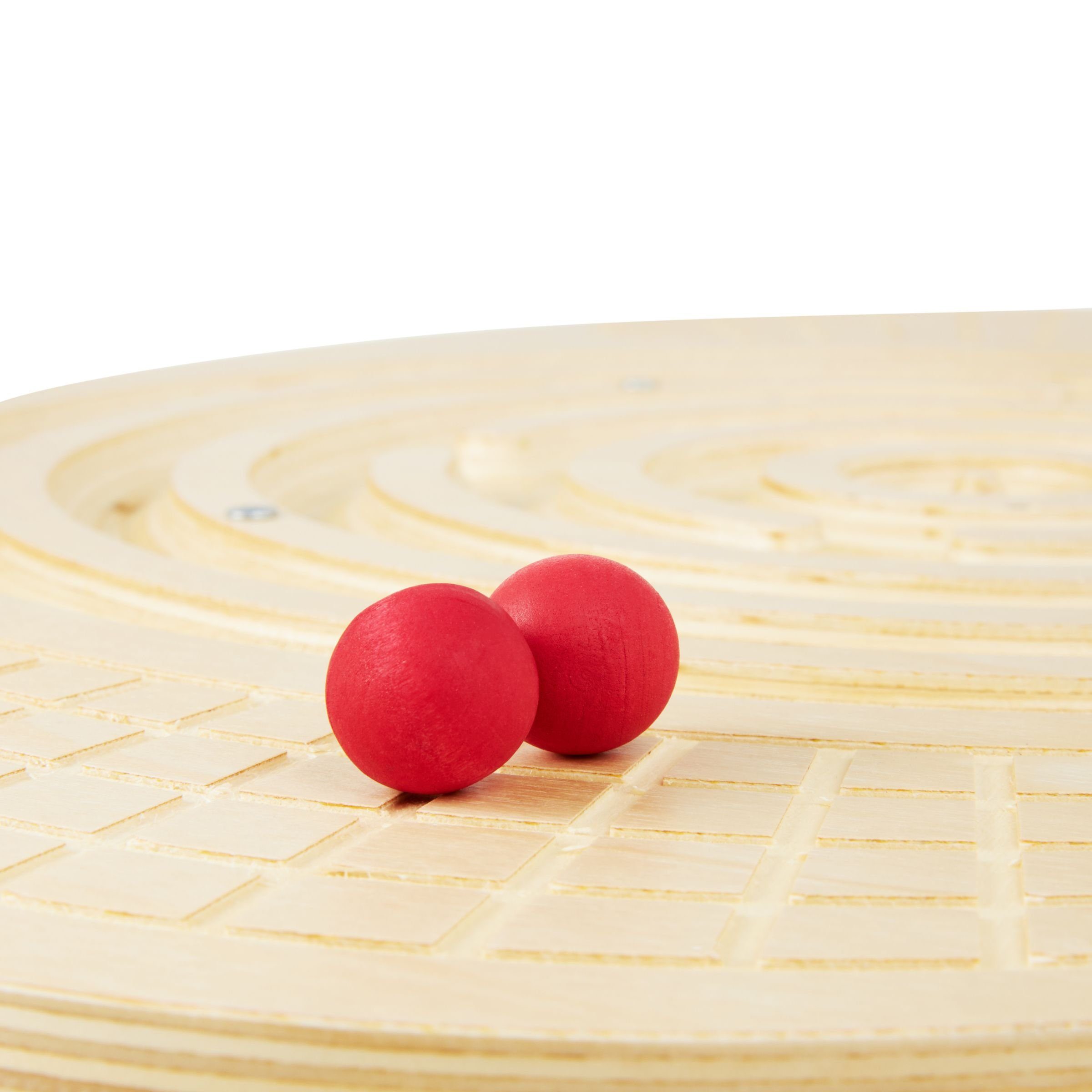 Mamabrum Balanceboard Balancierbrett aus Holz mit Labyrinth und Kugeln - Balancierwippe