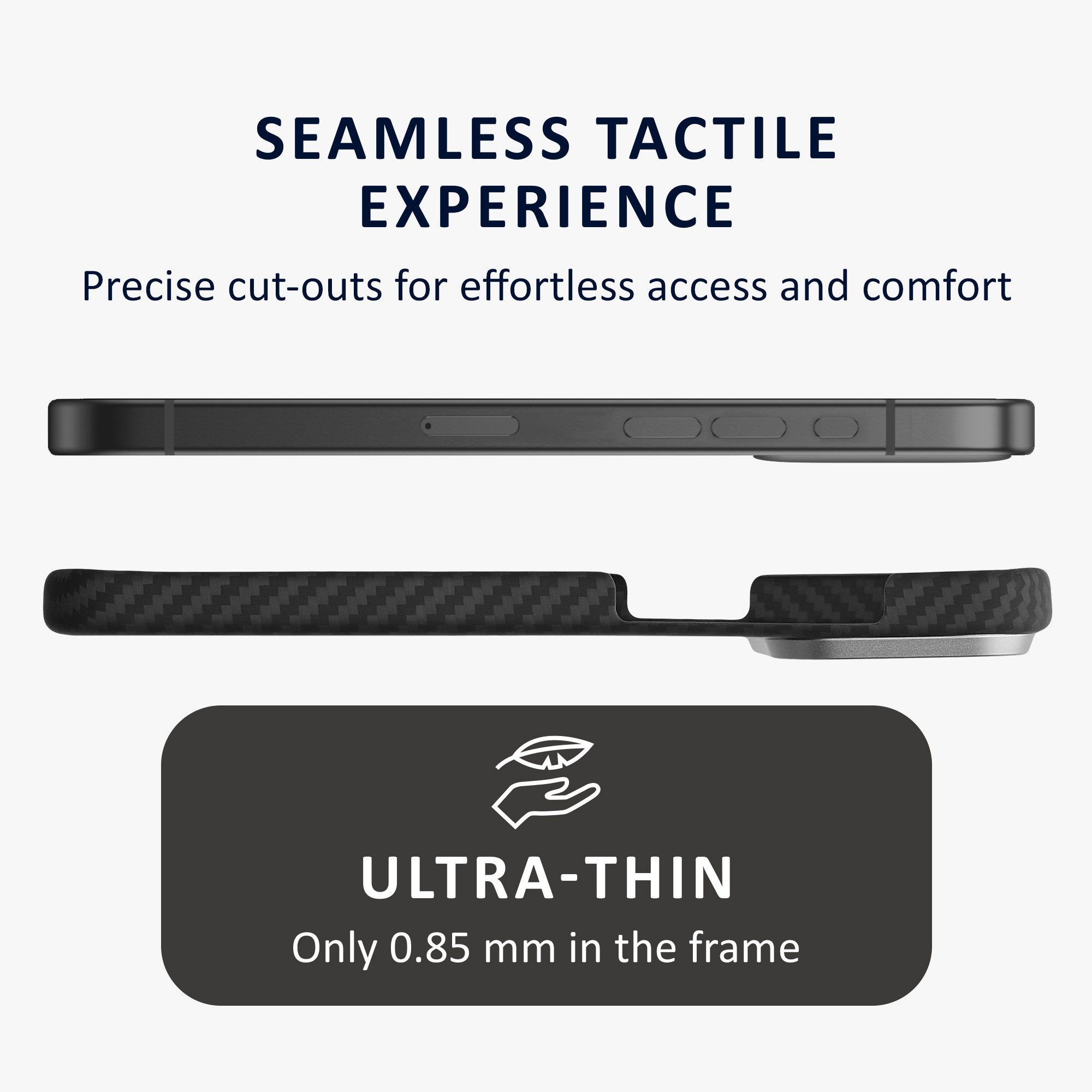 kalibri Smartphone-Hülle Hülle für Apple iPhone 17 Pro Max Aramid Handy Schutzhülle, Cover Case Handyhülle - Kompatibel mit MagSafe