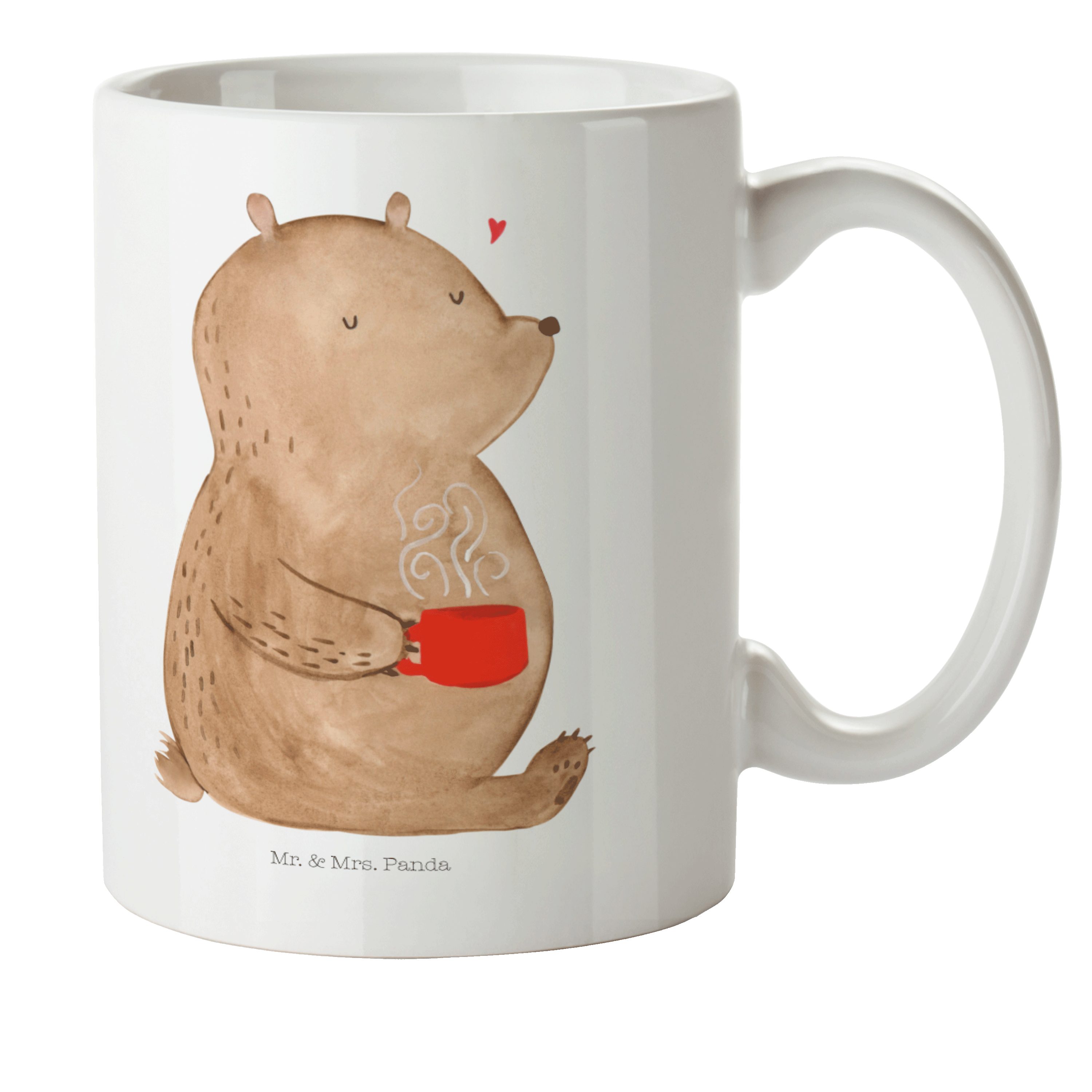 retten, Weiß Welt Geschenk, Reisetasse, Kaffee Bär Kinderbecher Panda Mr. Kunststoff Mrs. - guten Morgen, & -