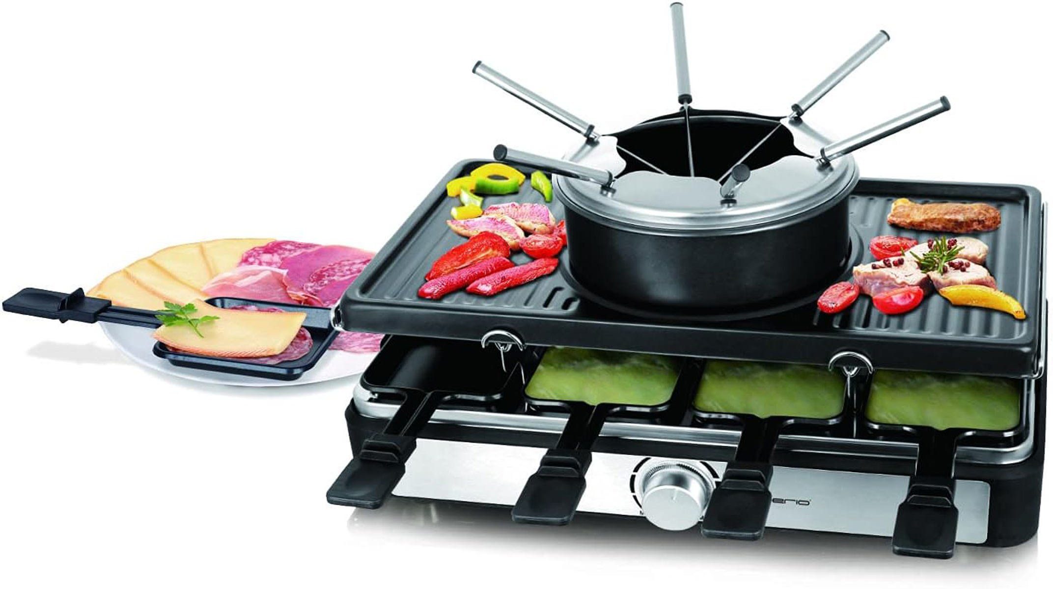 Raclette, Fondue Raclette W RG 1300 Grill Set, 124930, 3 in Emerio 1 und