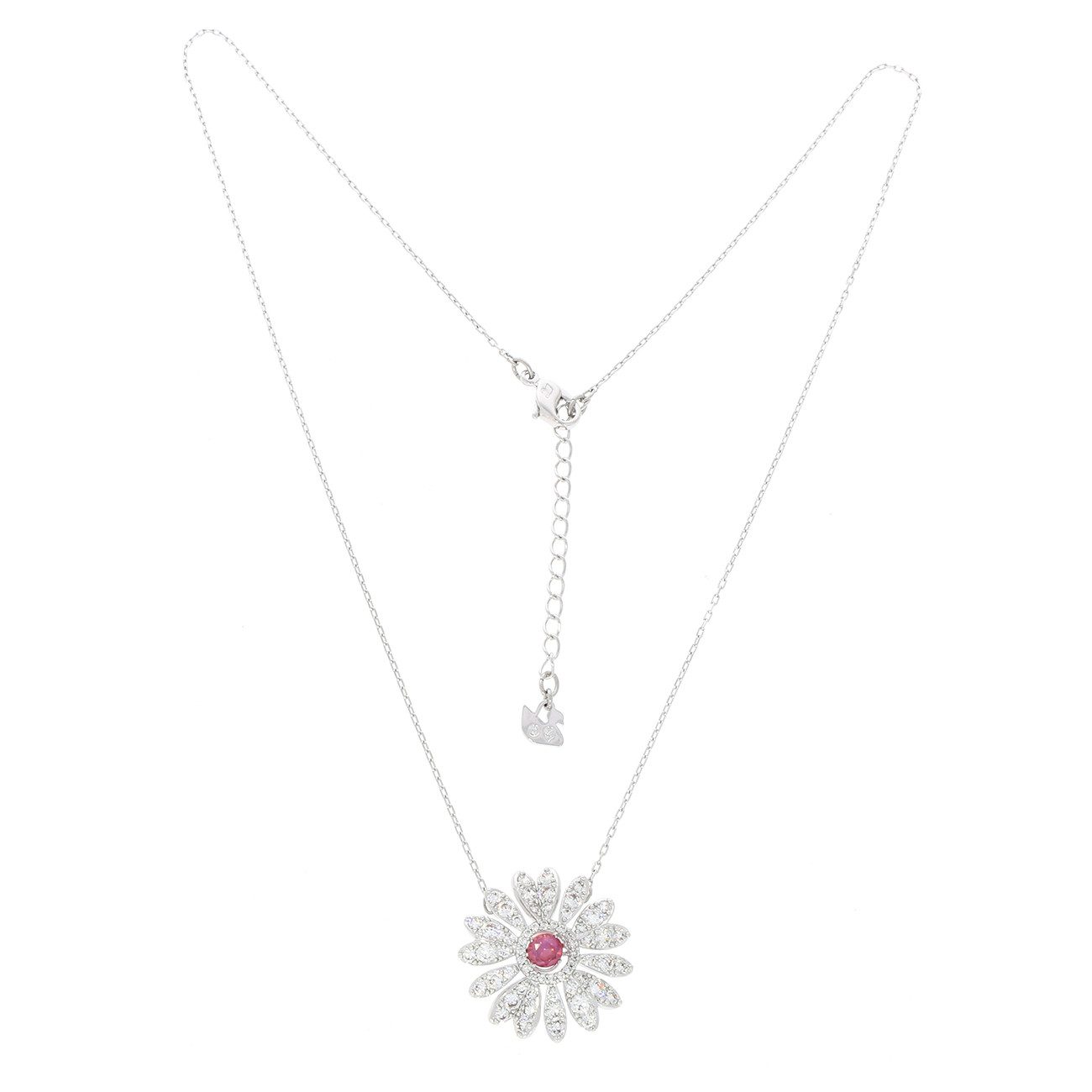 Swarovski Kette mit Anhänger silberfarb...