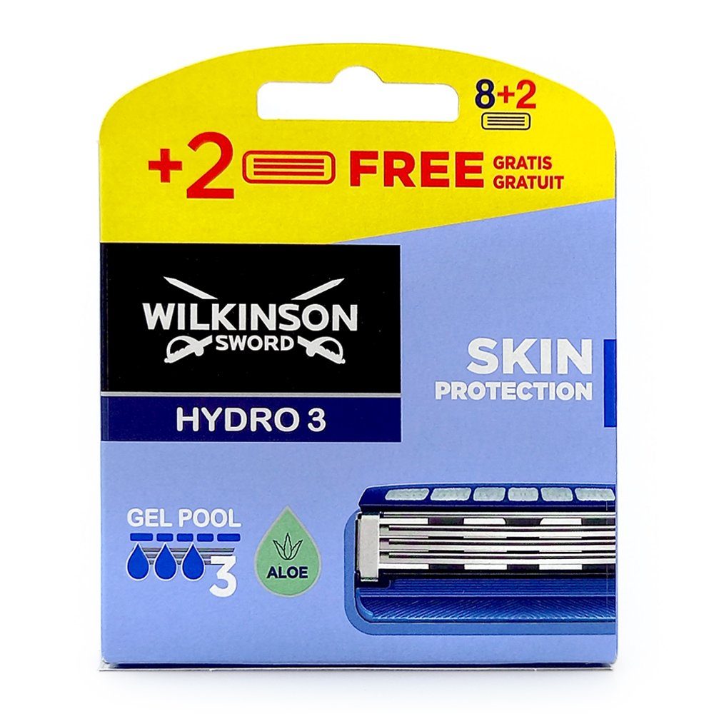 Wilkinson Rasierklingen Wilkinson Hydro 3 Skin Protection Rasierklingen, 10er Pack