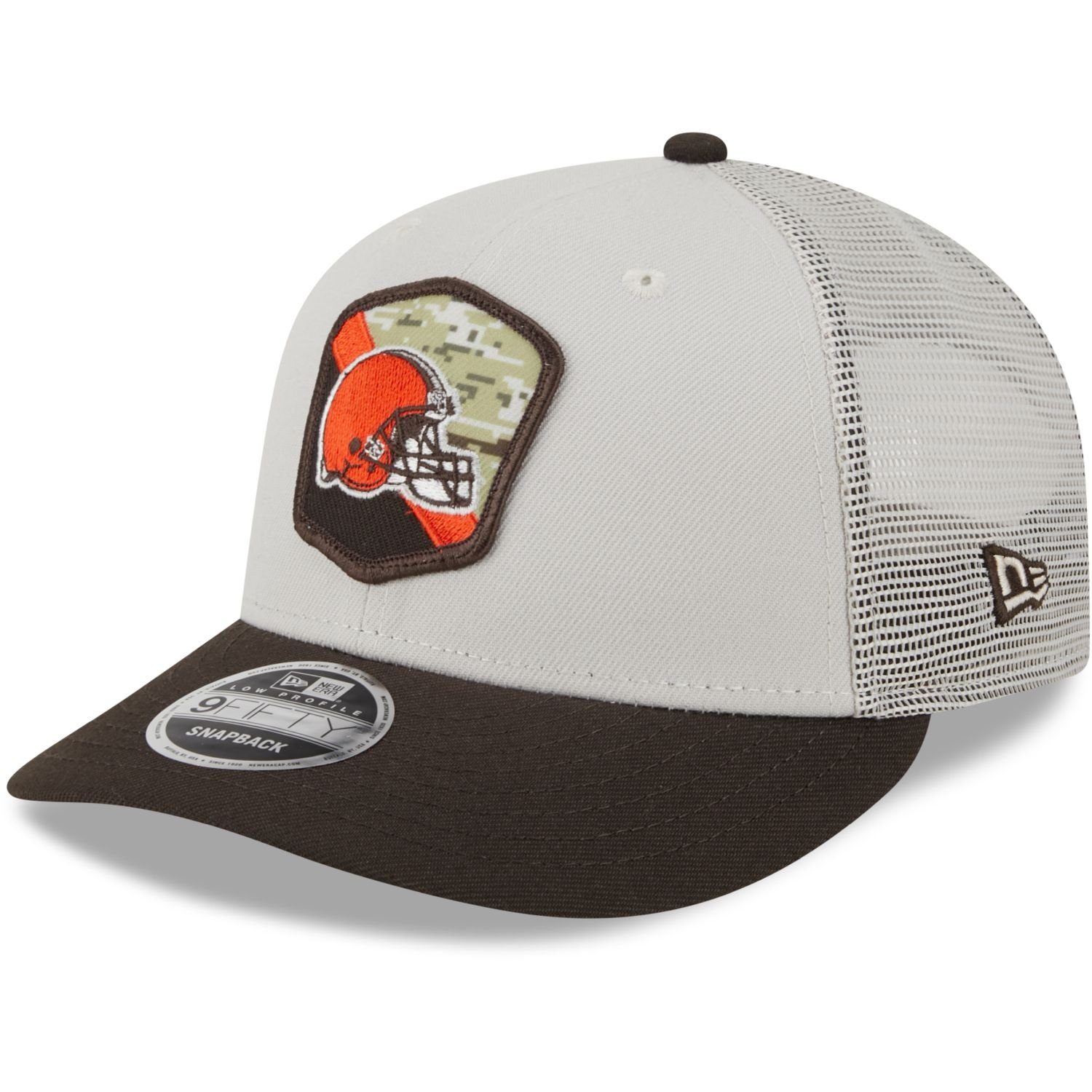 Snap Cleveland 9Fifty Browns Service Era Low Snapback Profile Cap Salute to NFL New