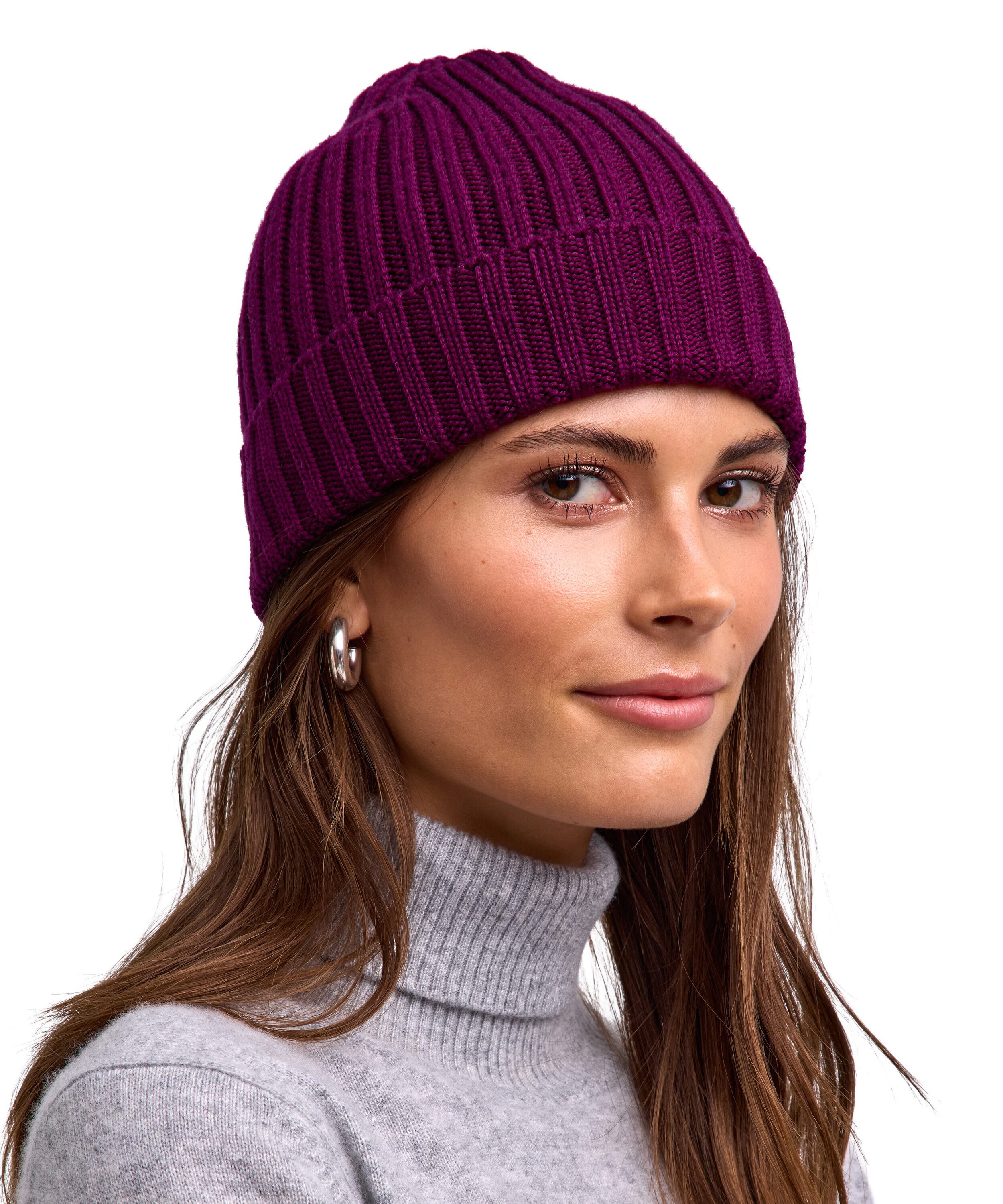 FALKE Strickmütze Mütze aus reiner, extrafeiner Merinowolle (1-St) aus reiner, extrafeiner Merinowolle