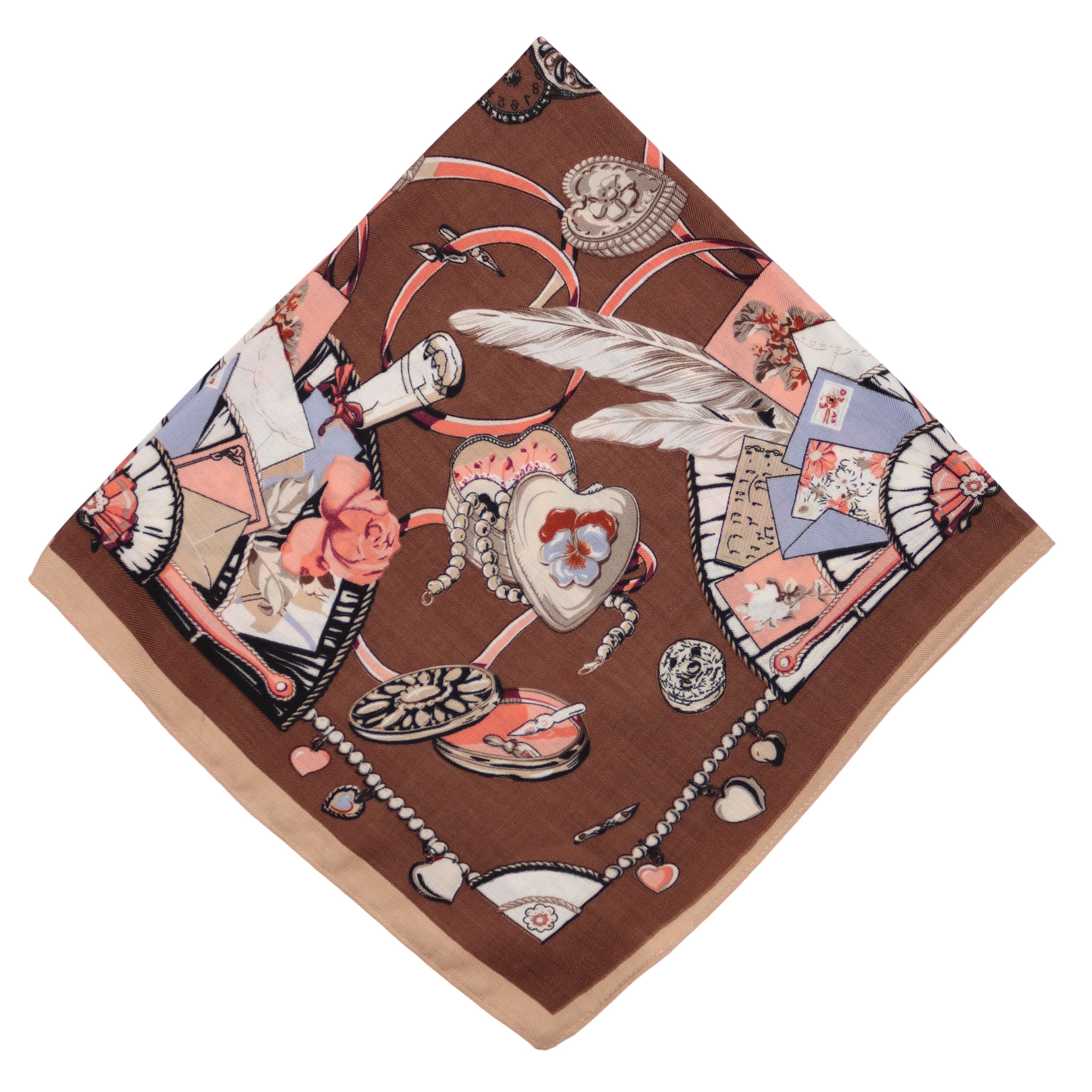 MIRROSI Nickituch Vierecktuch ca. 70x70cm wunderschöne Mustern, Damen Halstuch ideal für Frühling, Sommer oder Herbst