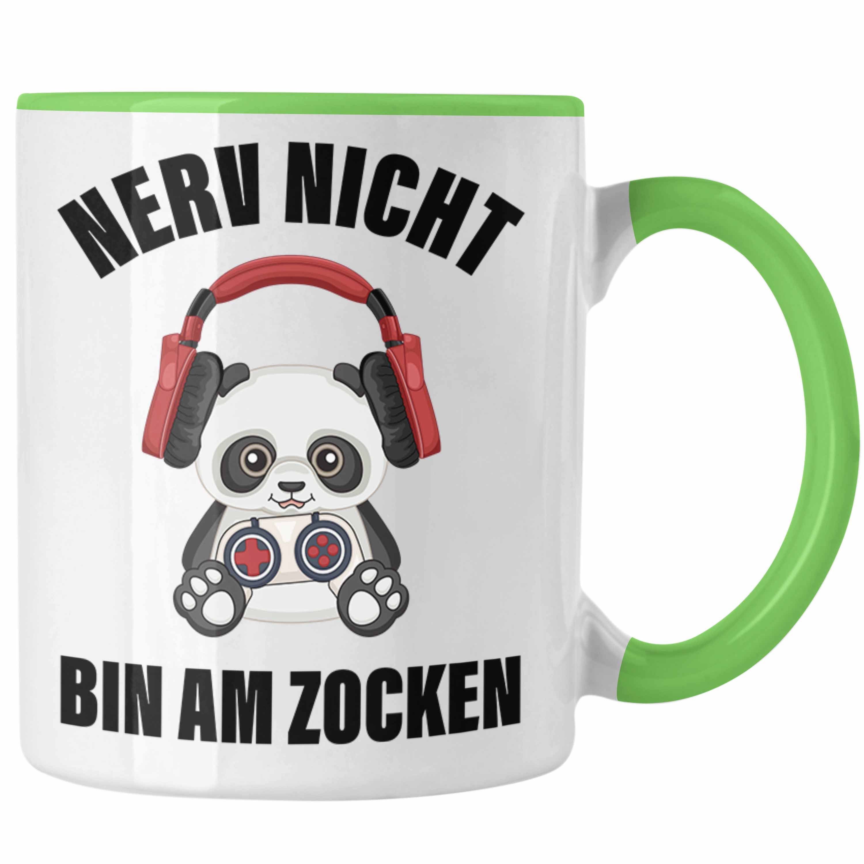 Trendation Tasse Trendation - Gamer Tasse Geschenk Jungen Zocker  Mitbringsel Männer Zocken Gaming Geschenkideen PC Kinder Zubehör Spruch  Lustig Nerv Nicht, Gaming Tasse mit Spruch für Zocker Jungs und Jungen die  Zocken