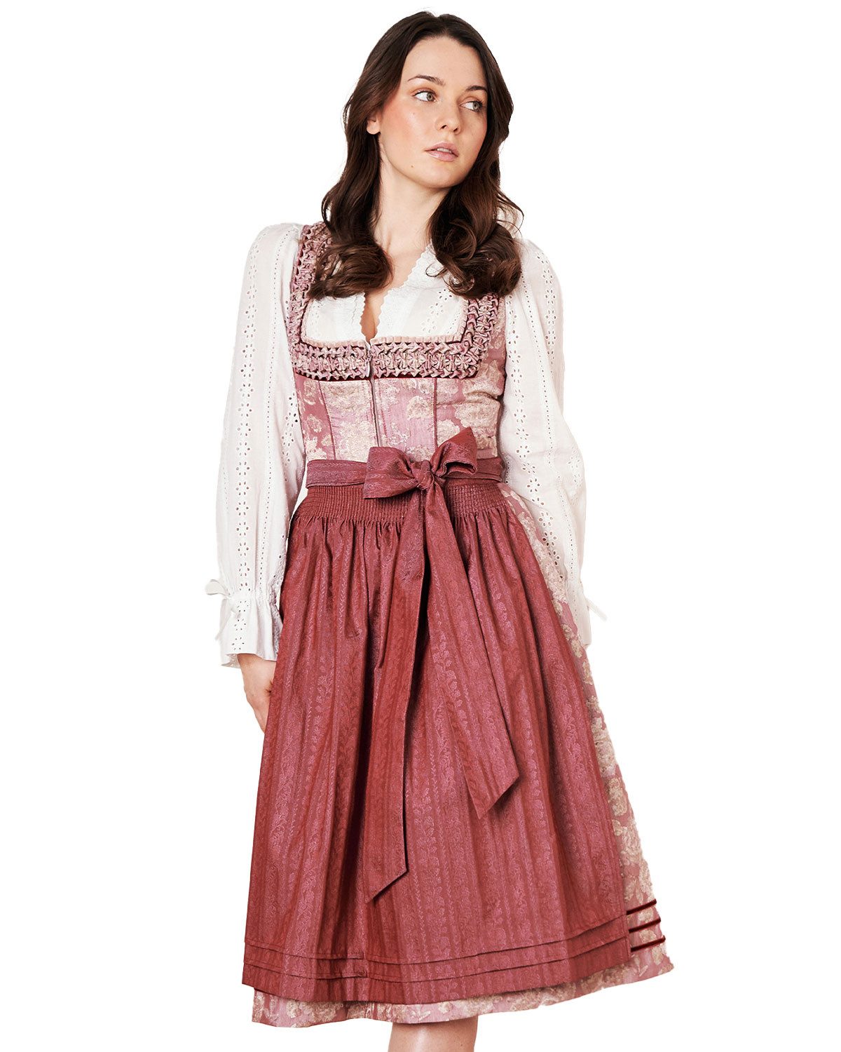 KRÜGER COLLECTION Dirndl Dirndl 'Clara' 112866, Beere 70cm