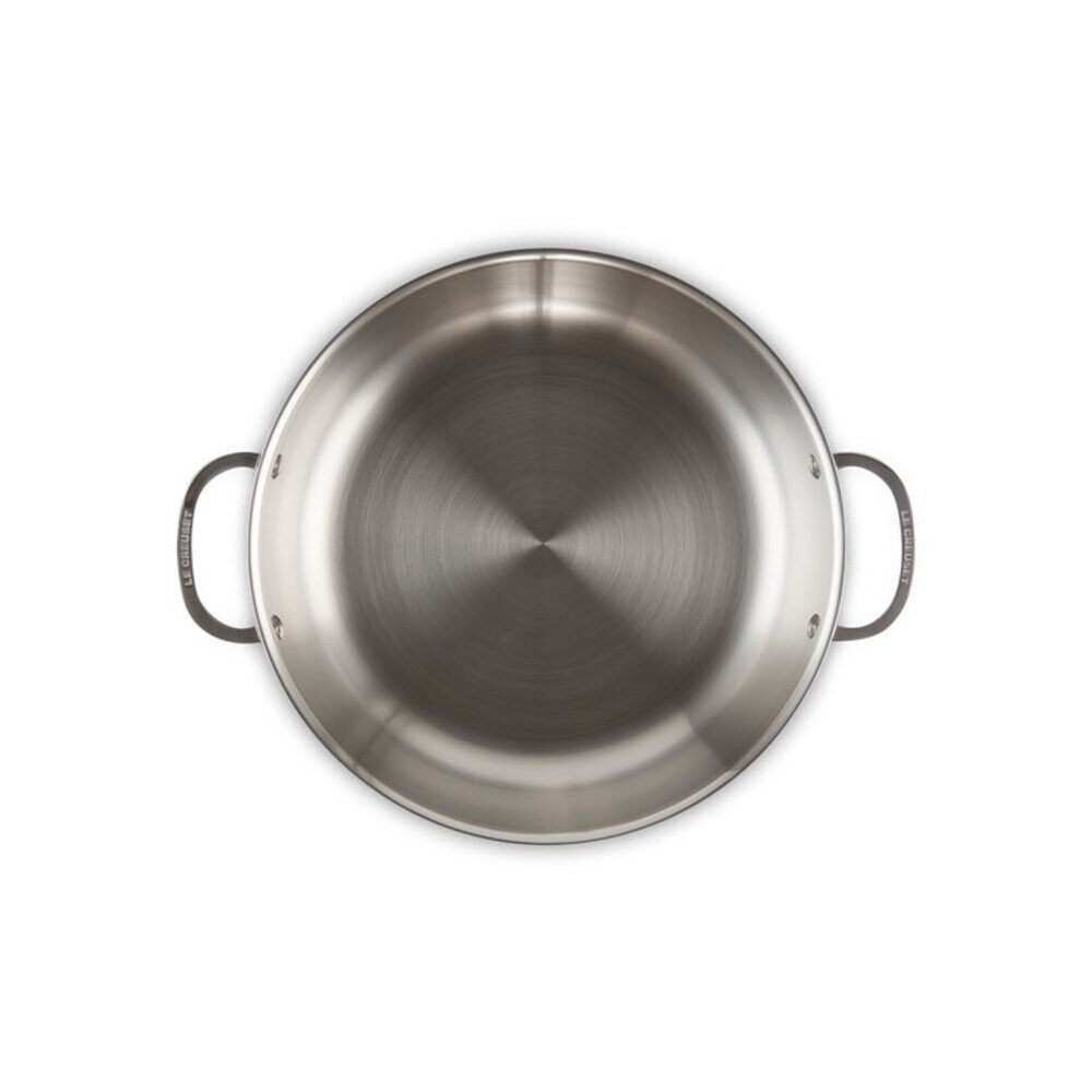 LE CREUSET Bratpfanne Profipfanne 30 cm edelstahl