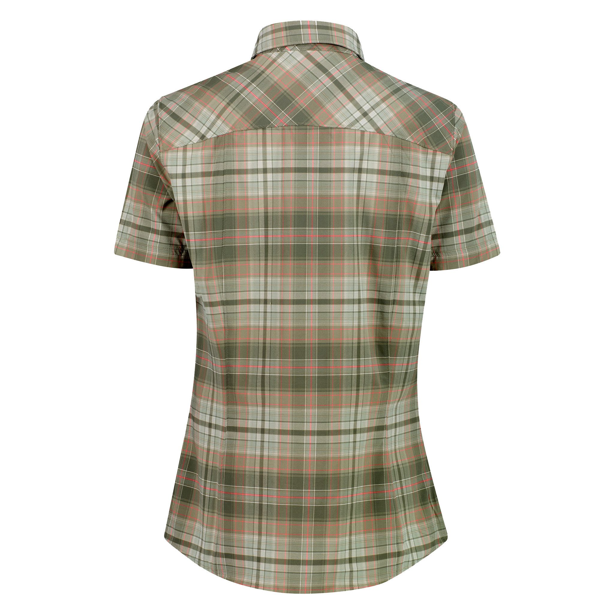 CMP Outdoorbluse Tech Shirt Button-Up mit Markendetails