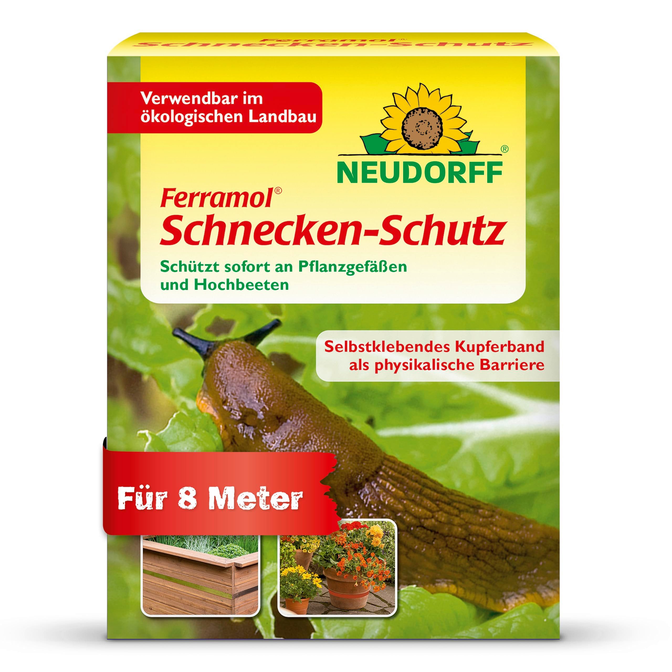 Pflanzenstärkungsmittel Schnecken-Schutz 4m Kupferband 2Stk.