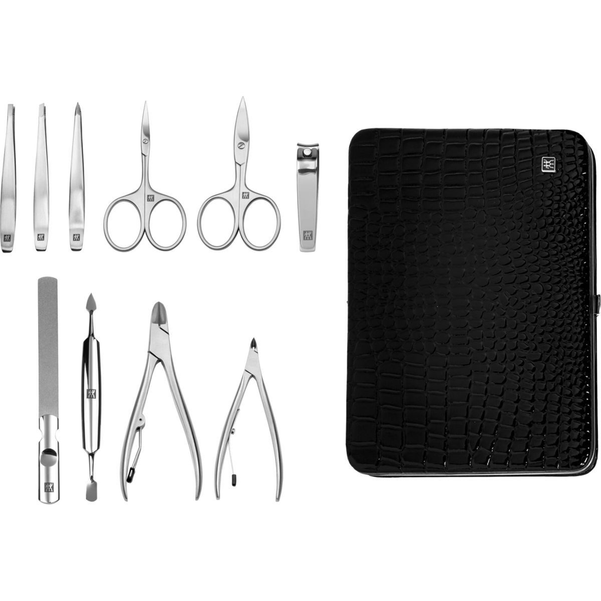 Nagelknipser-Set Maniküre Pediküre Set 10tlg., Leder
