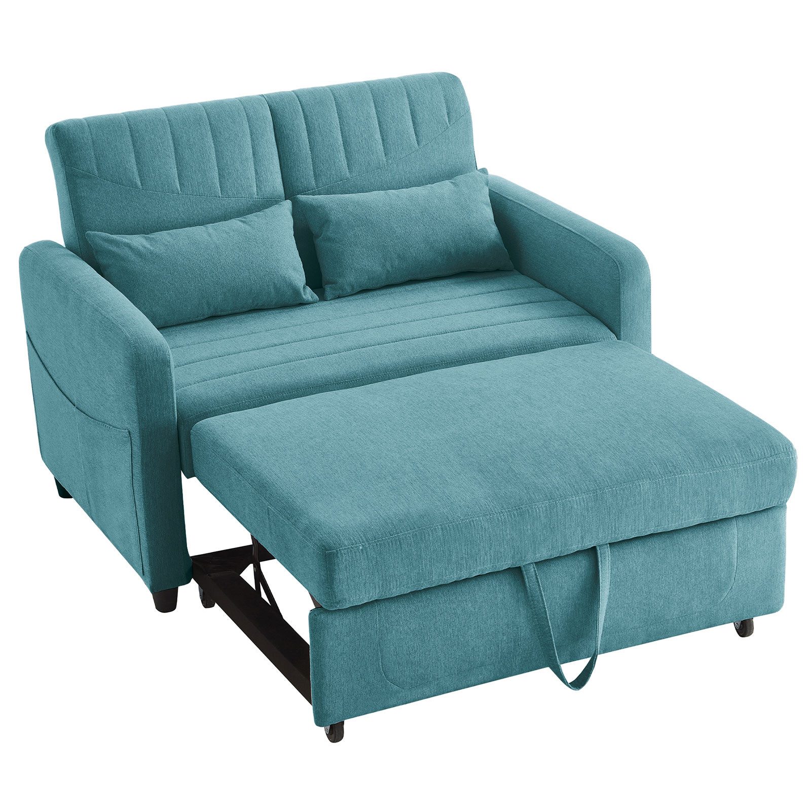 Yorbay Schlafsofa mit Verstellbarer Rückenlehne, Baumwoll-Leinen günstig online kaufen