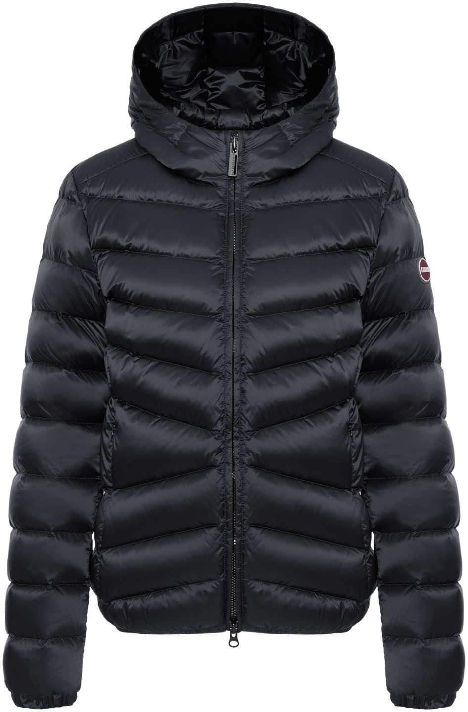 Colmar Daunenjacke mit glänzendem Finish, schmale Passform, 2-Wege-Zipper