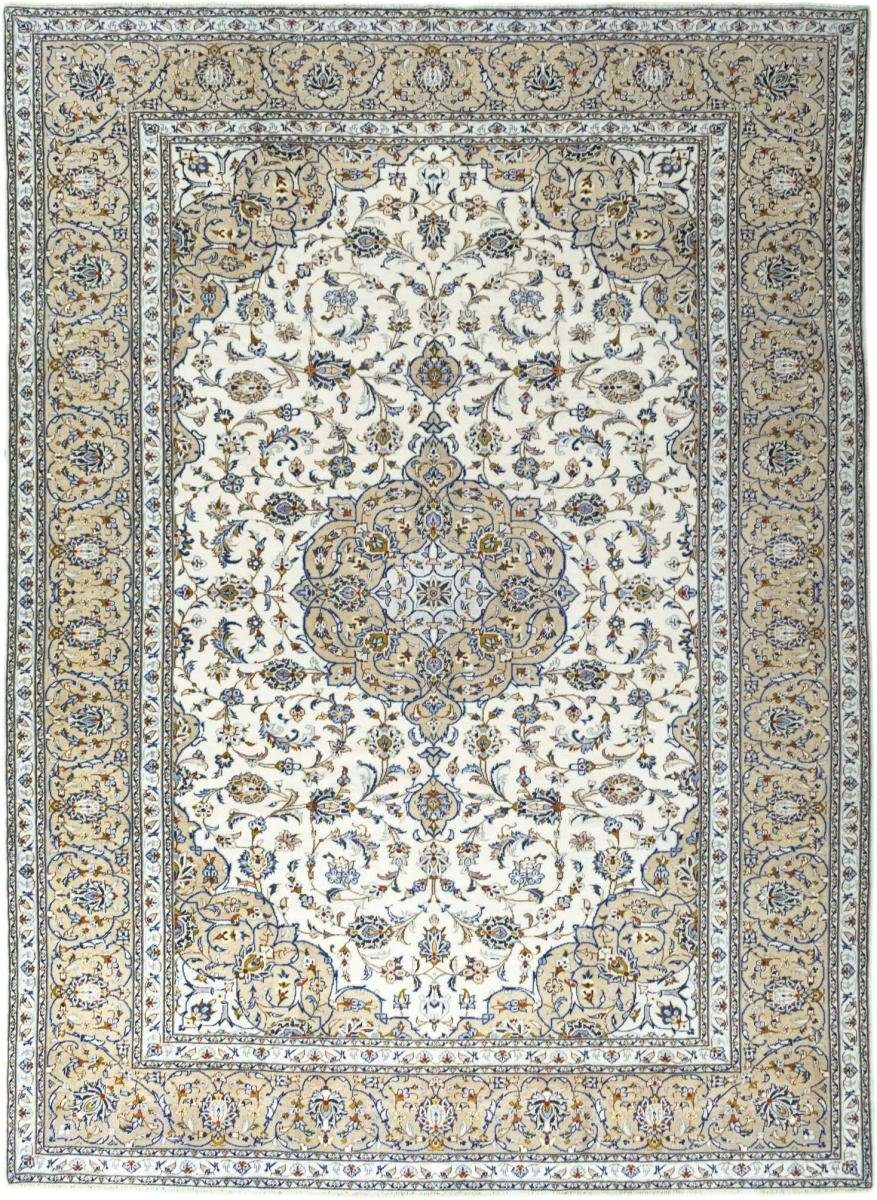 Orientteppich Keshan 249x343 Handgeknüpfter Orientteppich / Perserteppich, Nain Trading, rechteckig, Höhe: 12 mm