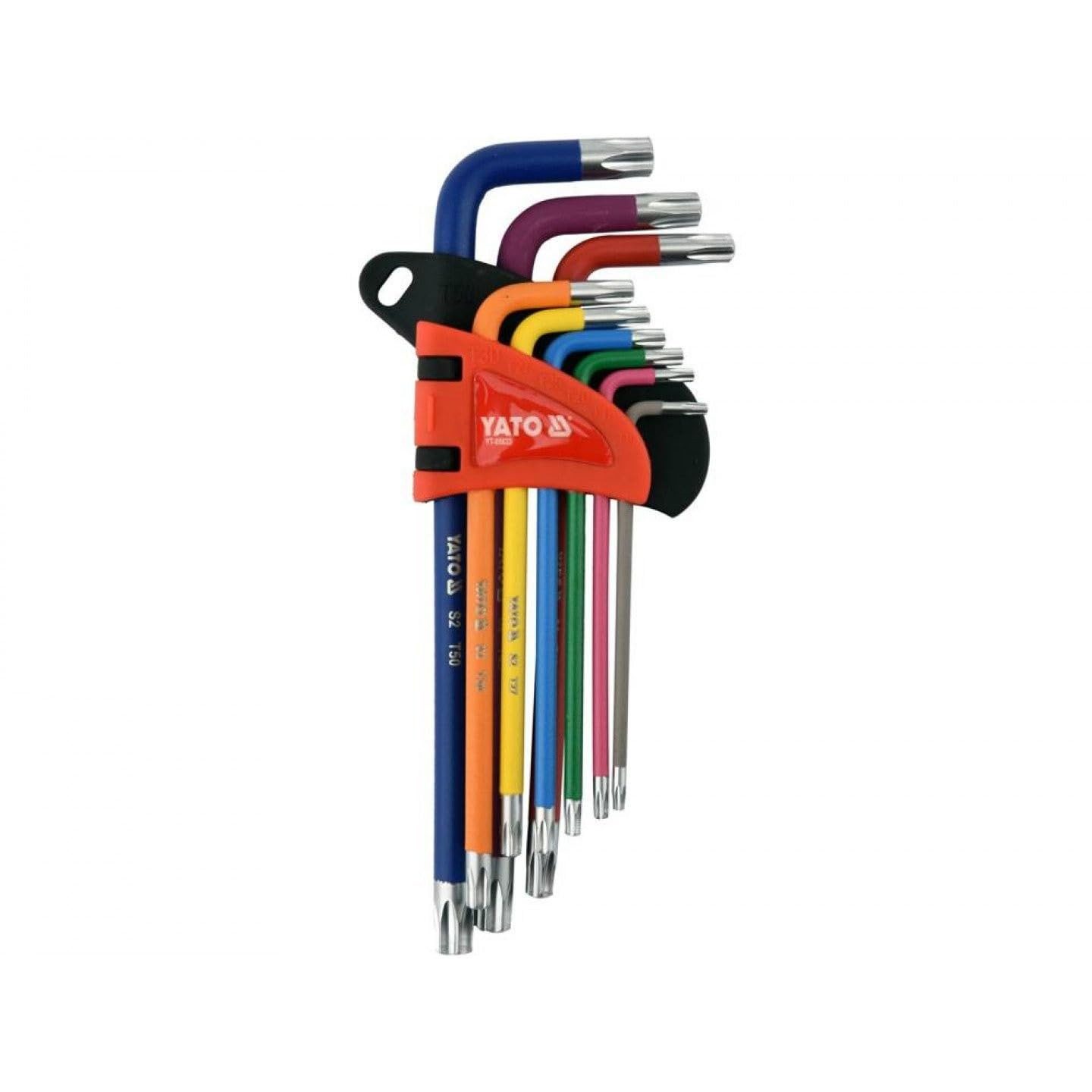 Yato Innensechskantschlüssel TORX Innensechskantschlüssel SET T10 - T50, 9-Teilig (TORX Innensechskantschlüssel SET T10 - T50, 9-Teilig)