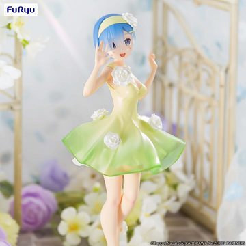 FuRyu Actionfigur Re: Zero Trio-Try-iT PVC Statue Rem Flower Dress 21 cm