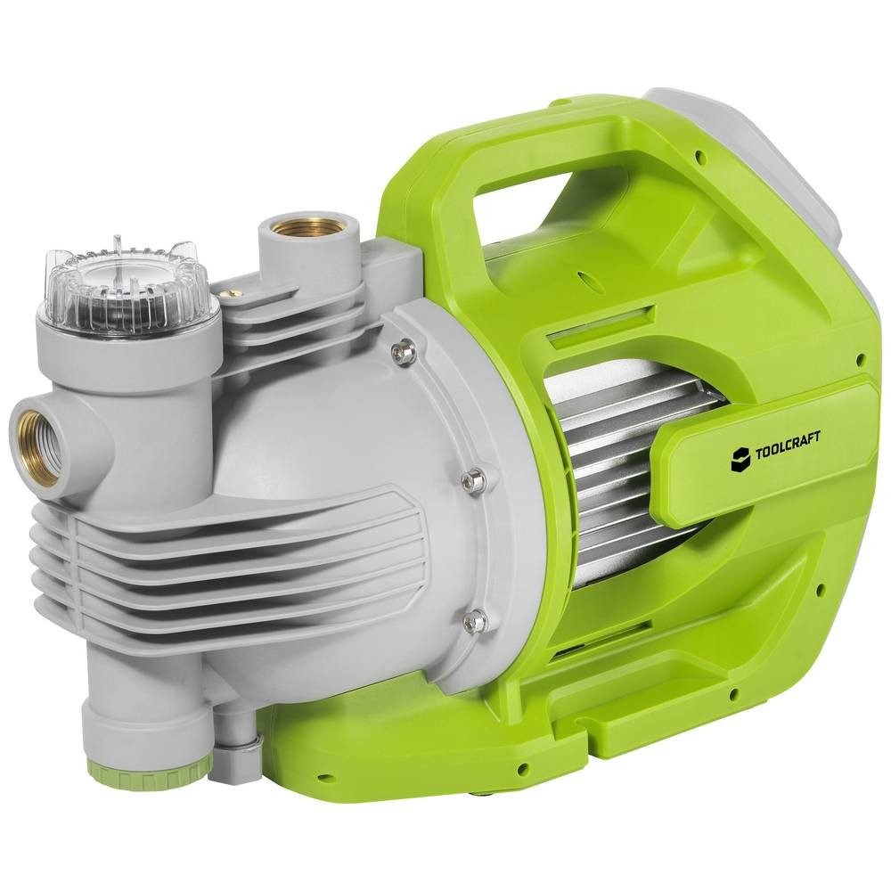 TOOLCRAFT Gartenpumpe Automatik Gartenfilterpumpe, 6000 l/h TO-8992899