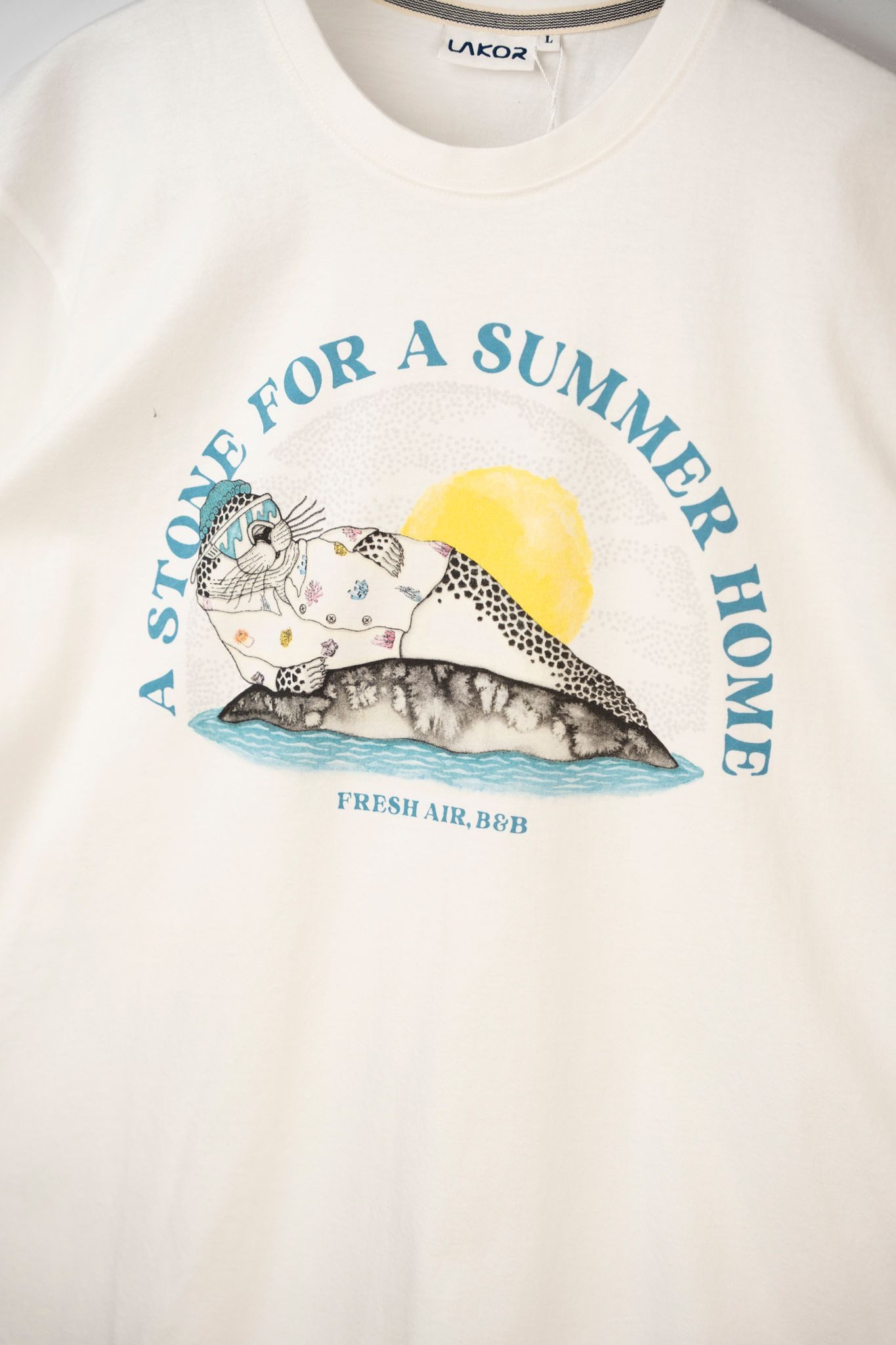 Lakor T-Shirt VACATION Stone