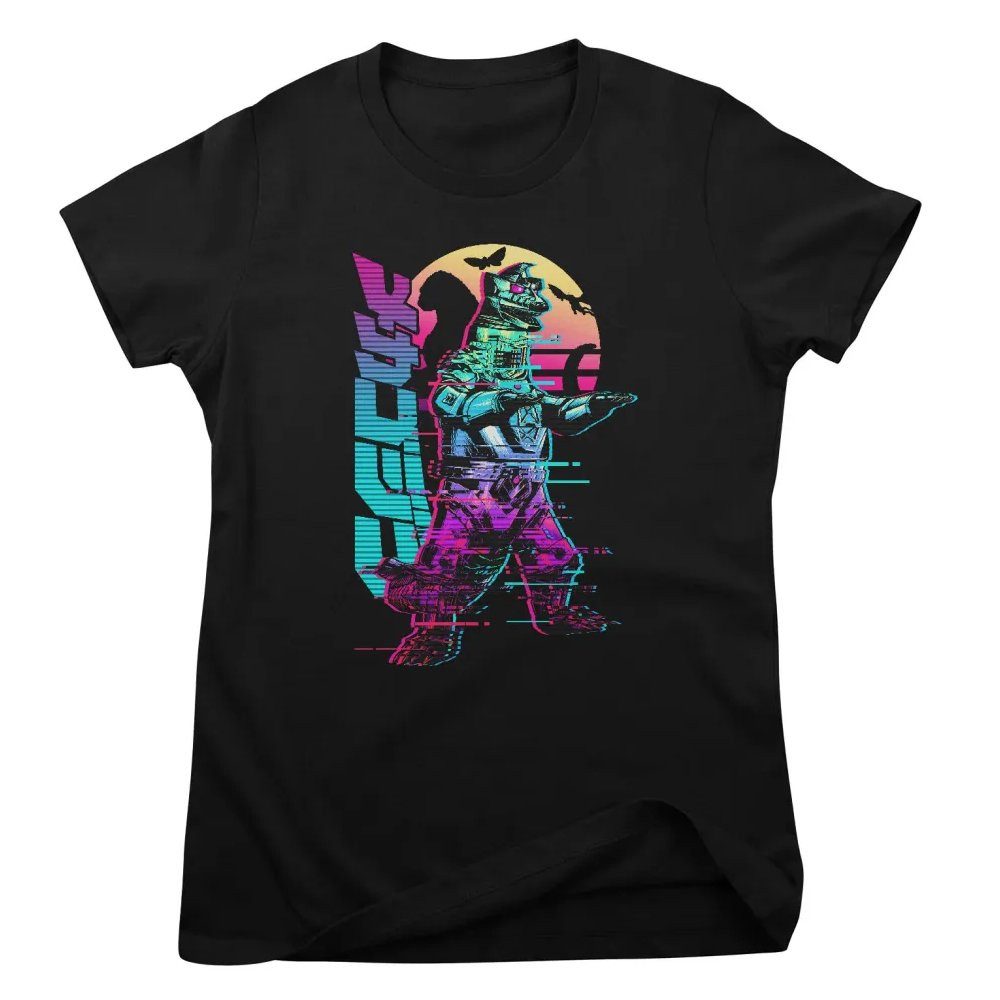 Godzilla T-Shirt Digital Distress Girly Tee