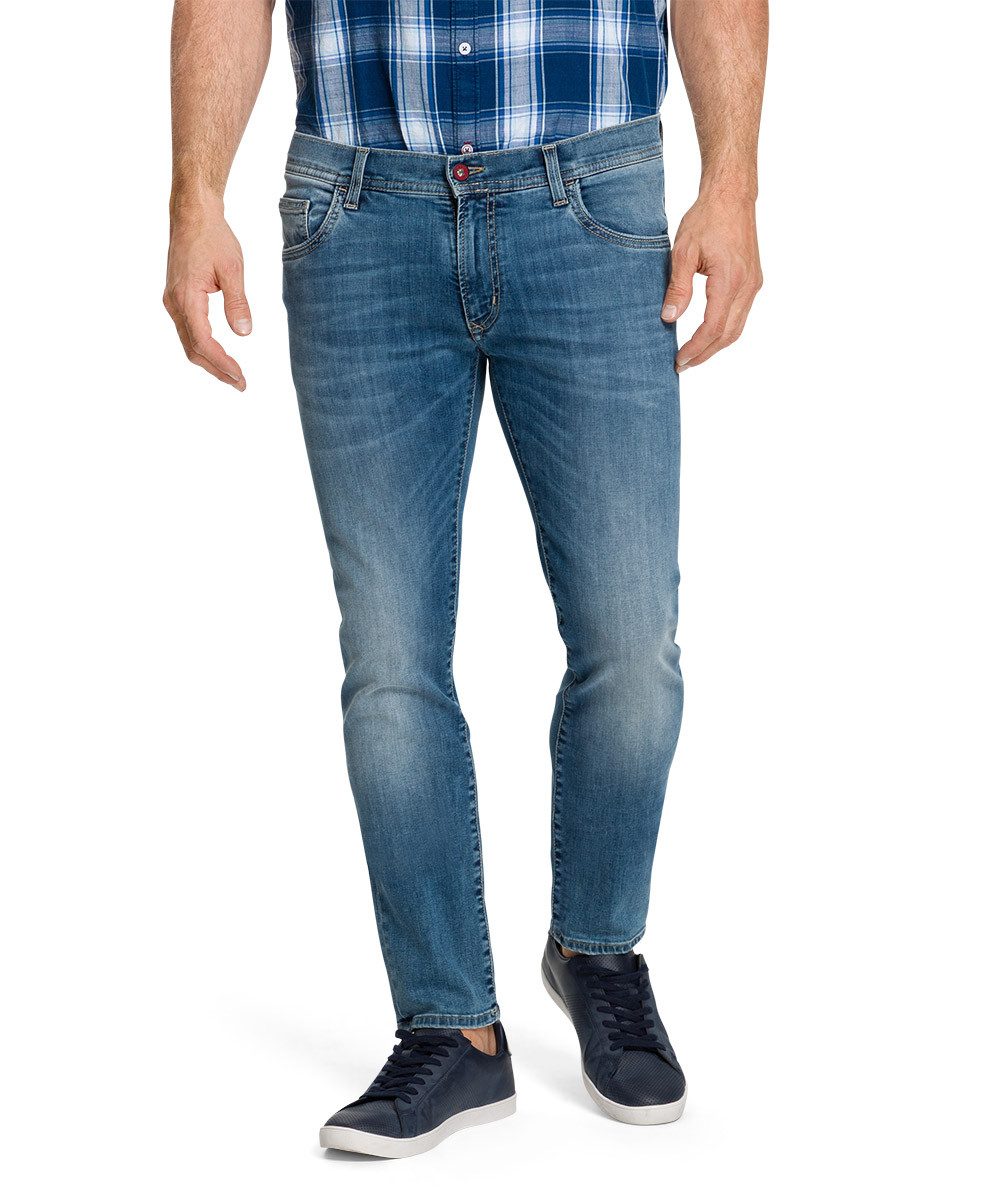 Pioneer Authentic Jeans 5-Pocket-Jeans PIONEER RYAN light blue used buffies 16901 6601.6845 - MEGAFLEX RED