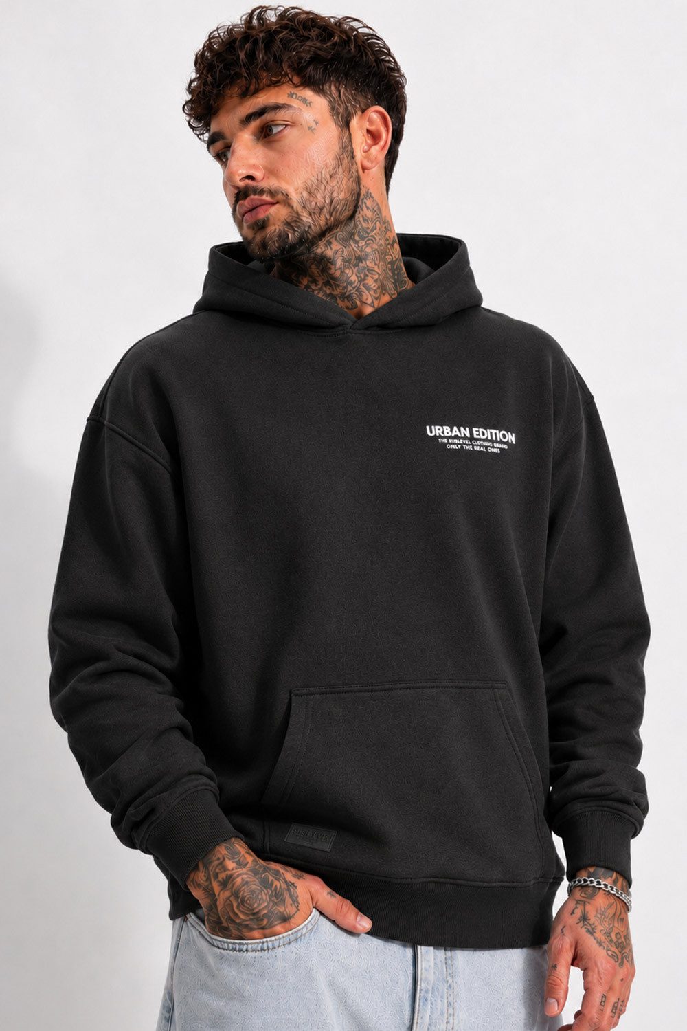 SUBLEVEL Kapuzenpullover Hoodie Herren Kapuzenpullover Kapuzenjacke Sweater Perfekte Passform Hochwertige Verarbeitung, Angenehm weich & bequem