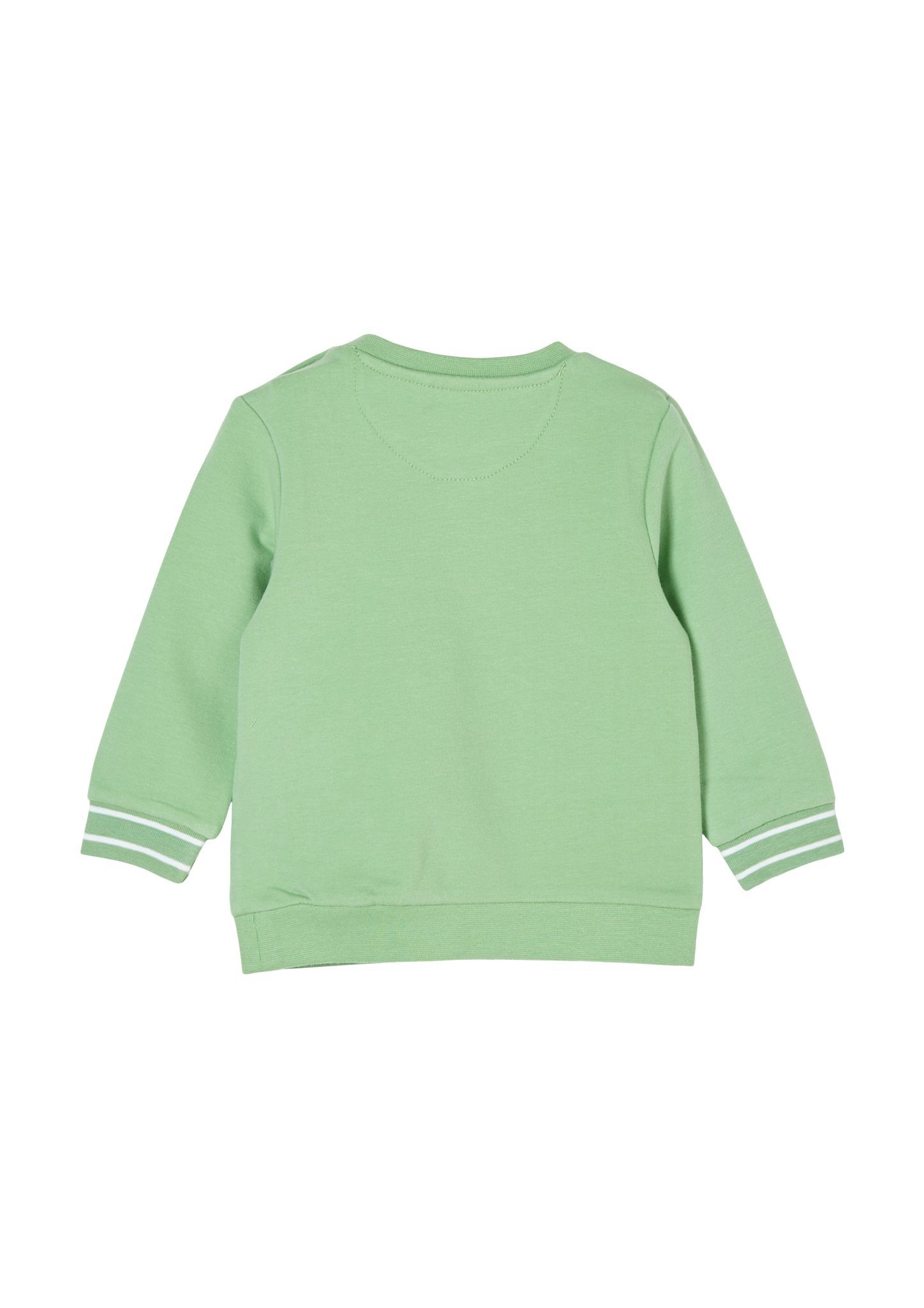 Kinder Sweater s.Oliver Sweatshirt Sweatshirt mit Streifen-Detail (1-tlg) Streifen-Detail