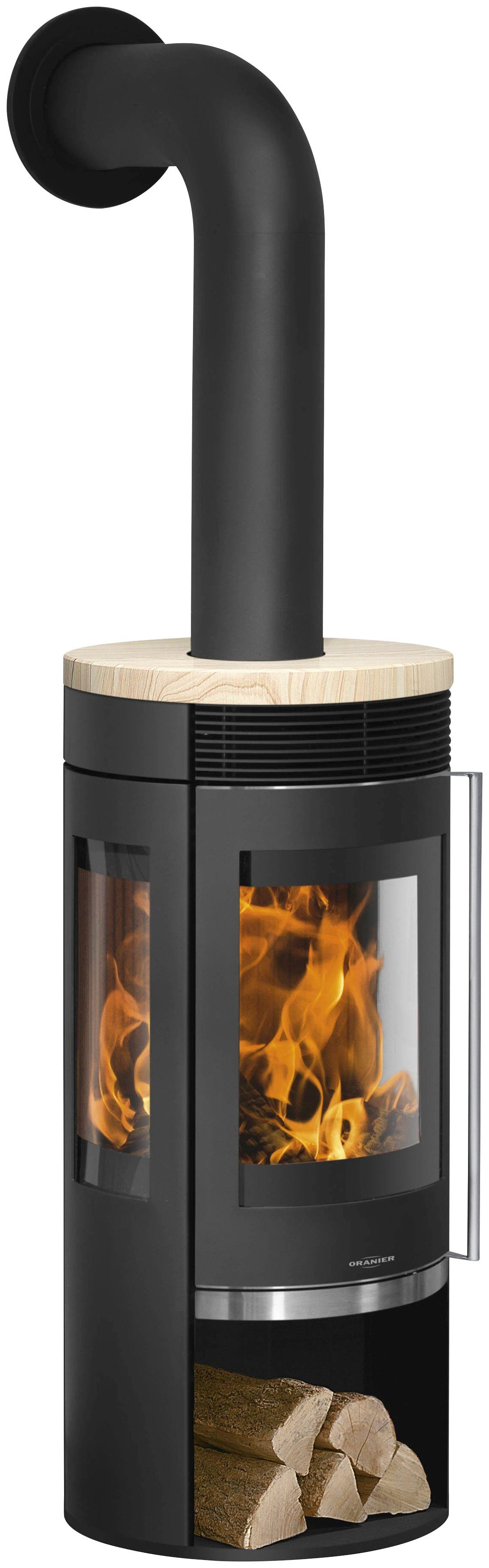 Oranier Kaminofen »Rota Tre 2.0«, 5,5 kW, Zeitbrand