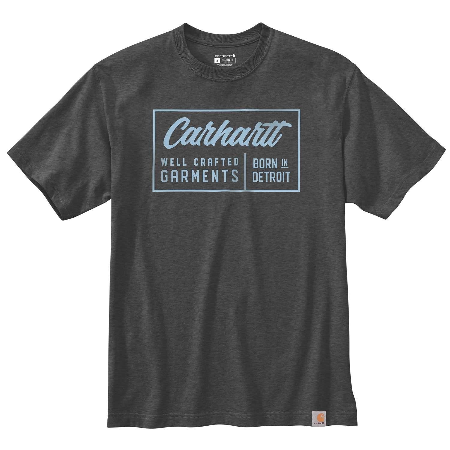 Carhartt T-Shirt RELAXED FIT mit Print-Grafik Carbon Heather
