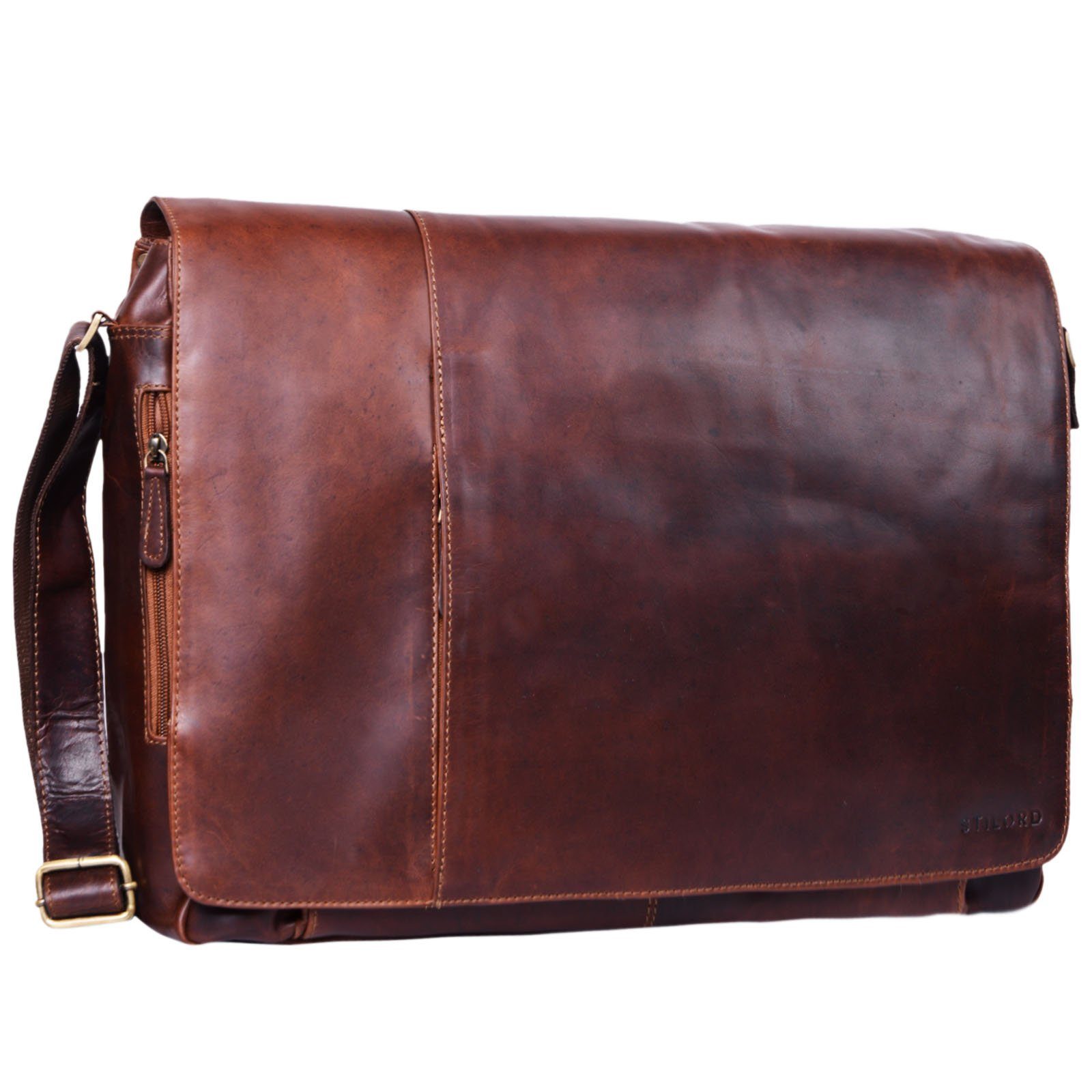 STILORD Laptoptasche "Maximus" XXL Ledertasche mit günstig online kaufen