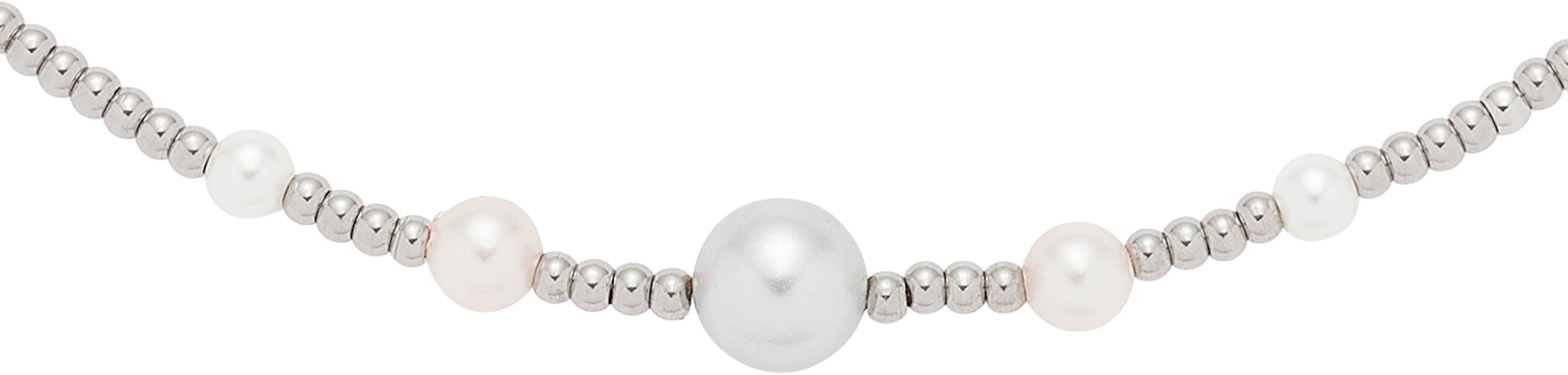 LEONARDO Kette ohne Anhänger Halskette Elsana, mit Perle (imitiert) günstig online kaufen