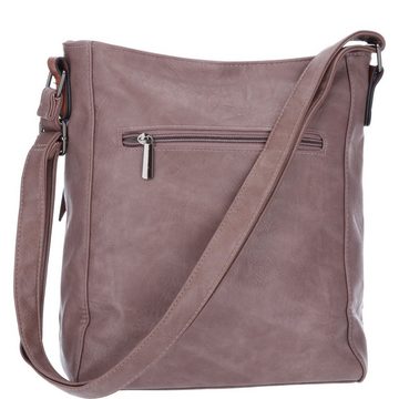 Antonio Umhängetasche Antonio Damen Handtasche Taupe (1-tlg)