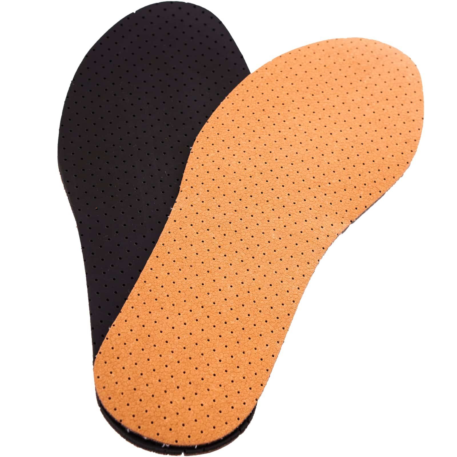 Sohlen24 Aktivsohlen Leder Aktivkohle Schuheinlagen 9 (Packung, 1 Paar), Universalgröße