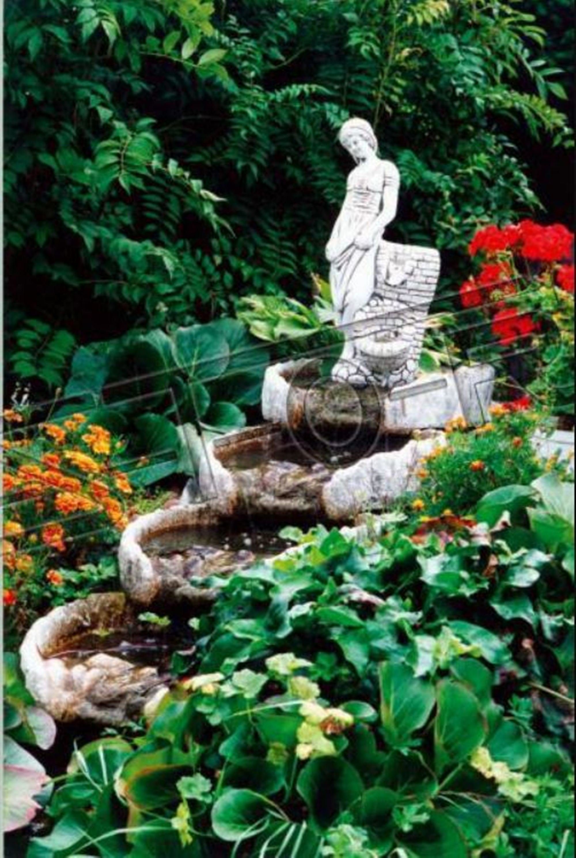 Garten Gefäss JVmoebel Skulptur Kübel Blumenkübel Pflanz Figur Dekoration 123 Vasen